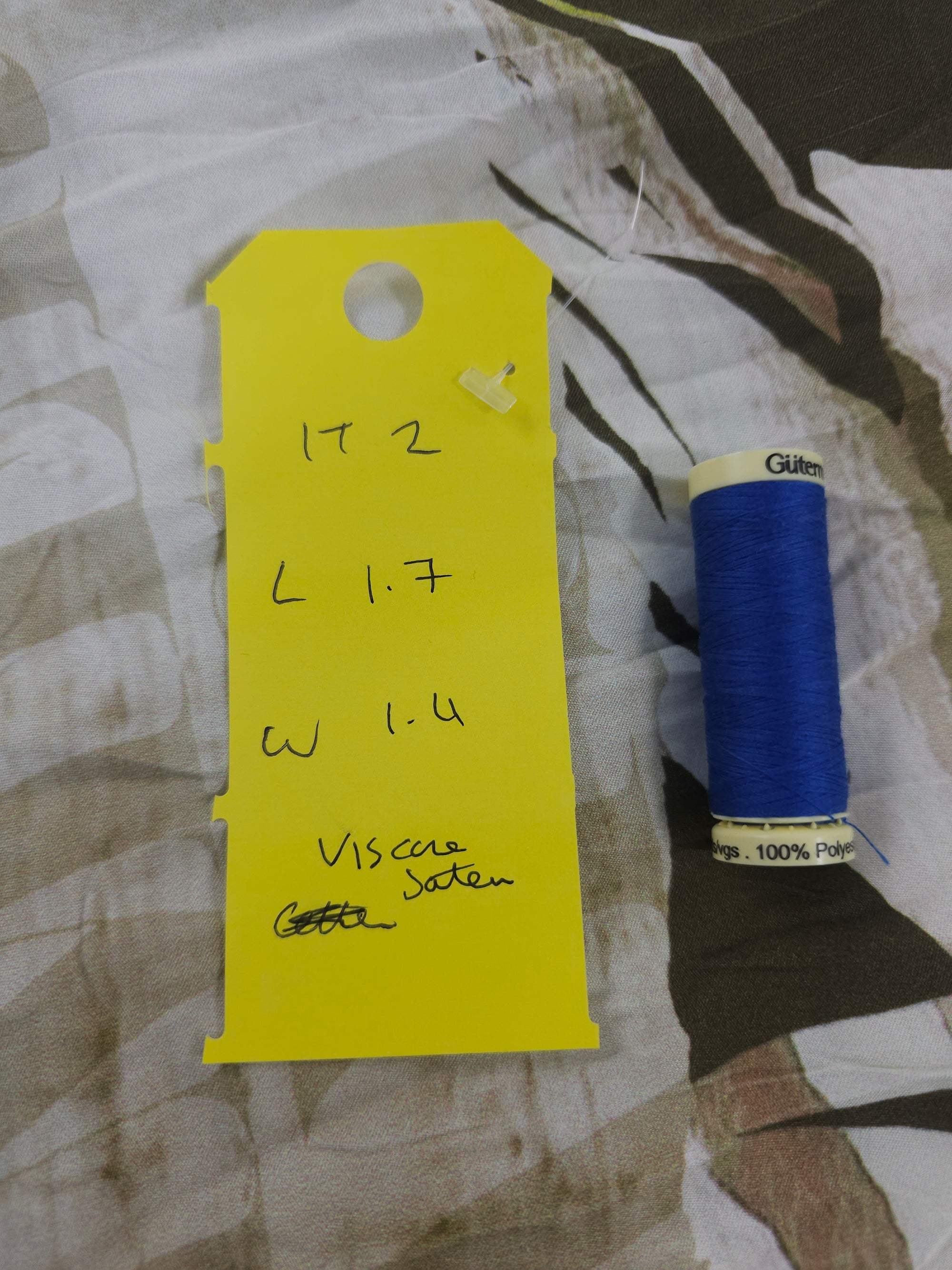 Natural times Viscose satin- 1.7m piece