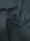 Black Speckled Herringbone Wool Suiting