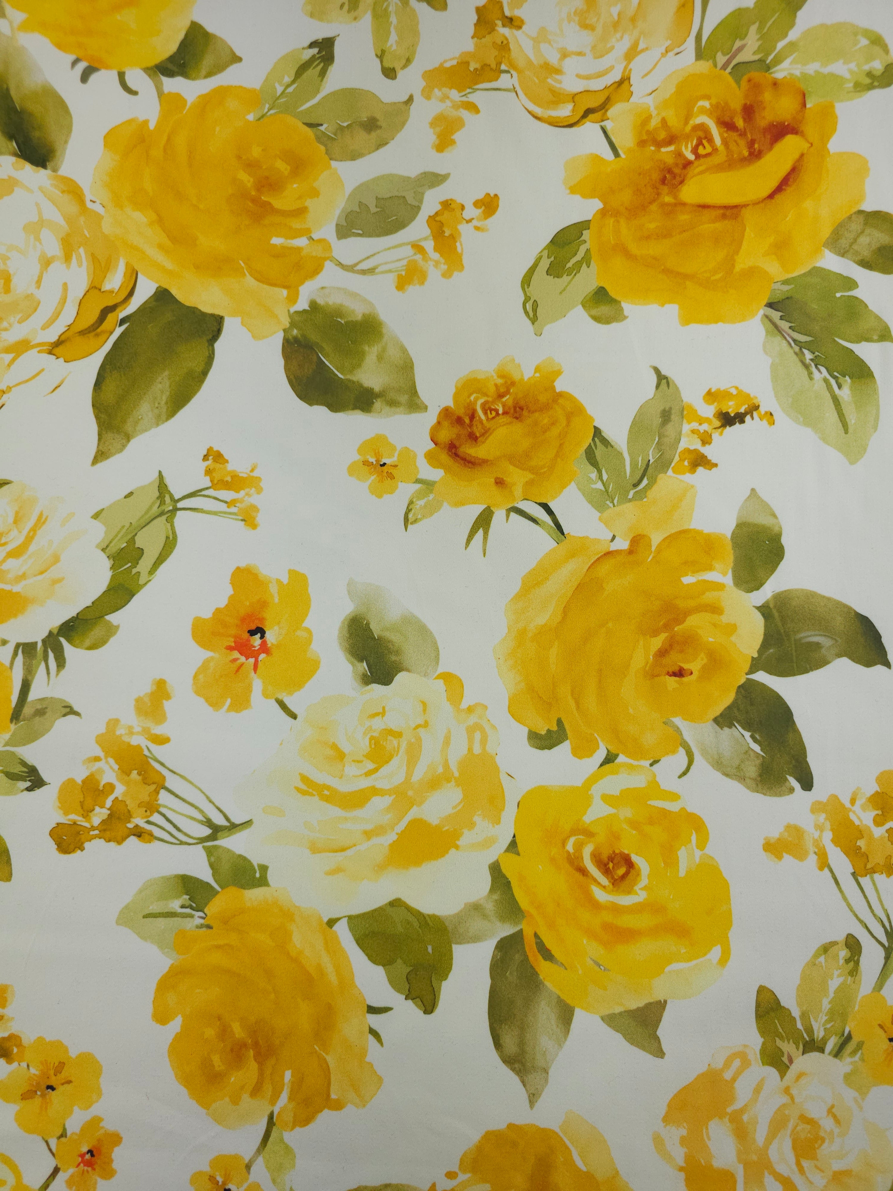 Marigold Floral Cotton Sateen
