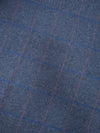 Navy/Red Check Poly Wool