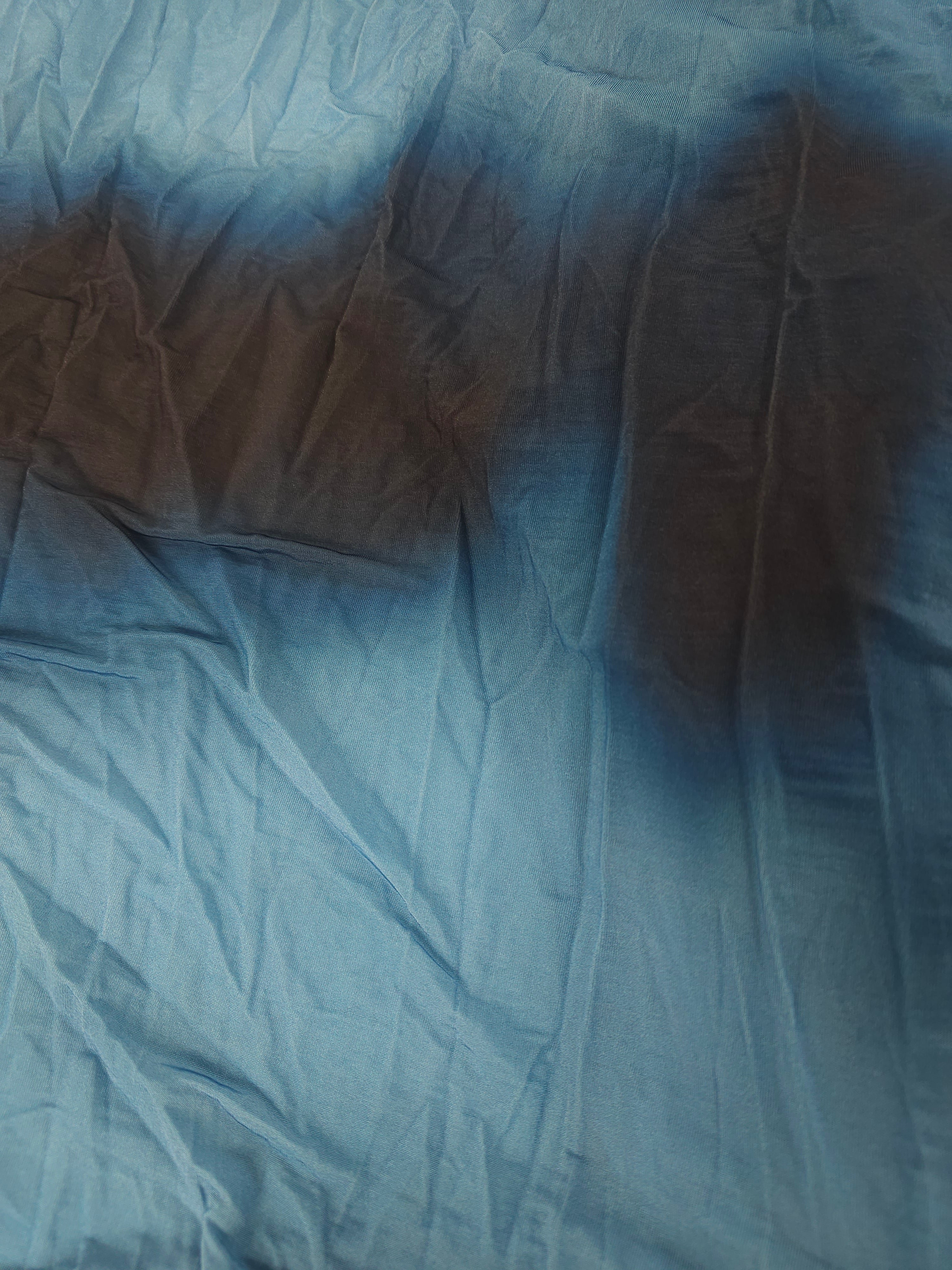 Blue gradient Viscose jersey- 5m piece