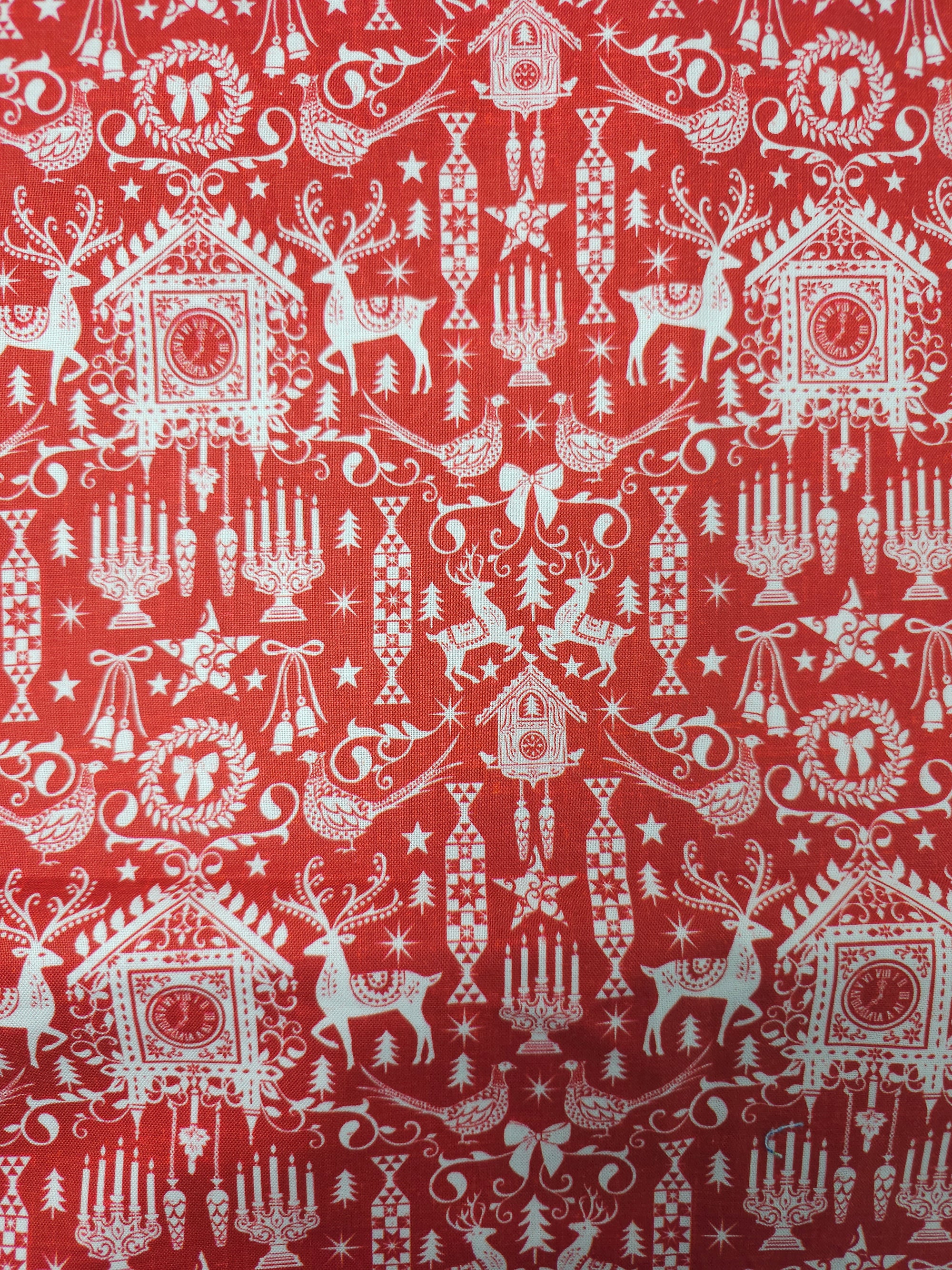 Christmas is red Cotton- 1.7m