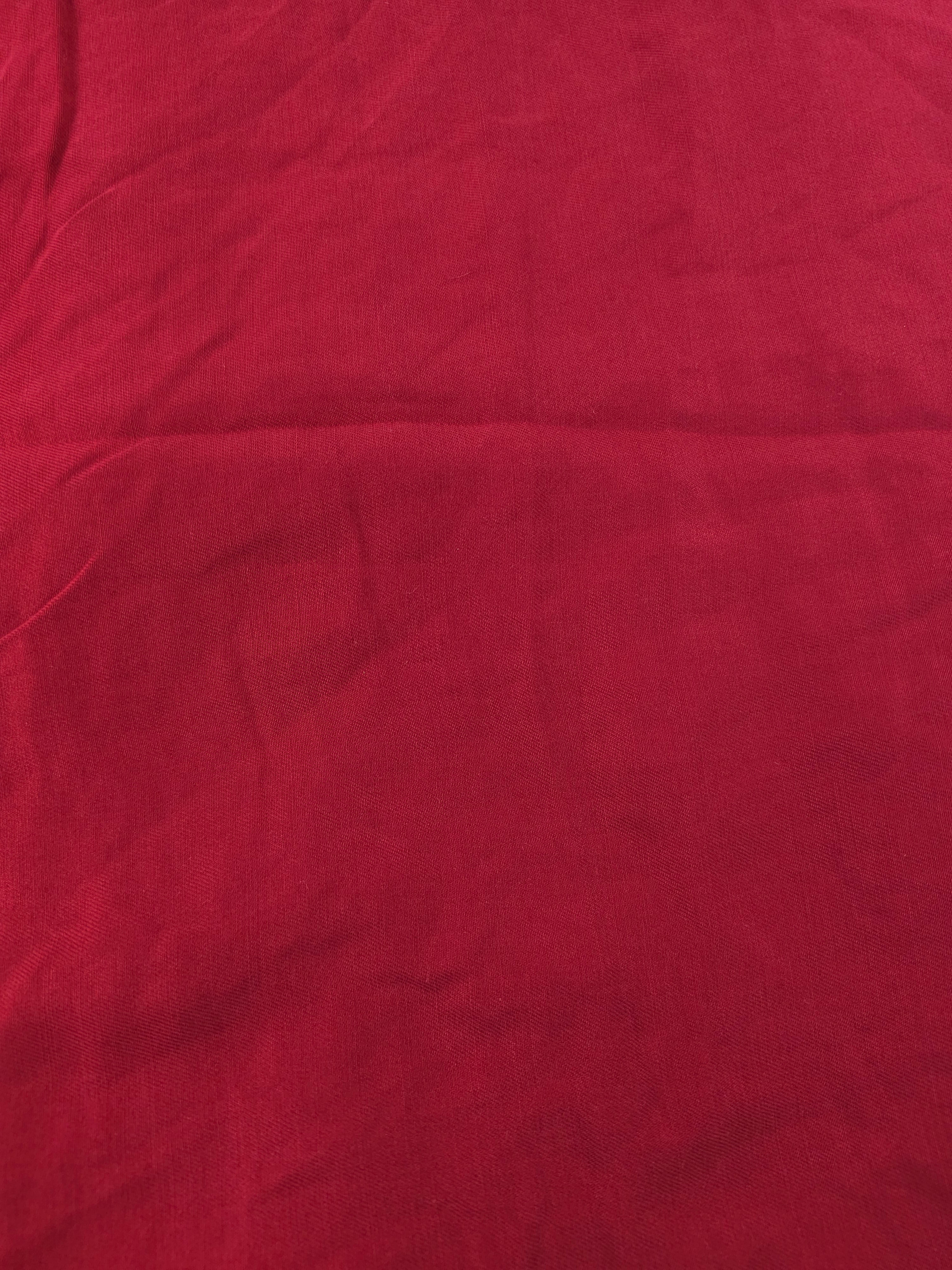 Cherry wine red Viscose- 1.9m piece