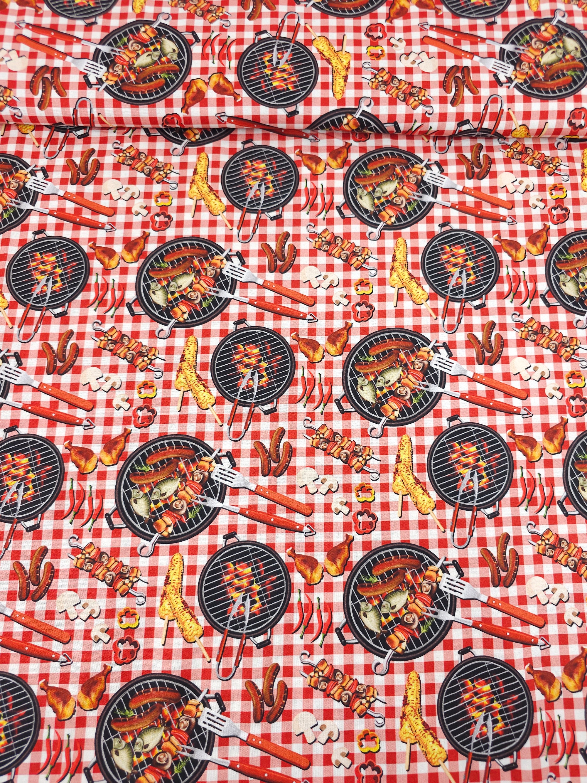 BBQ Season 100% Cotton