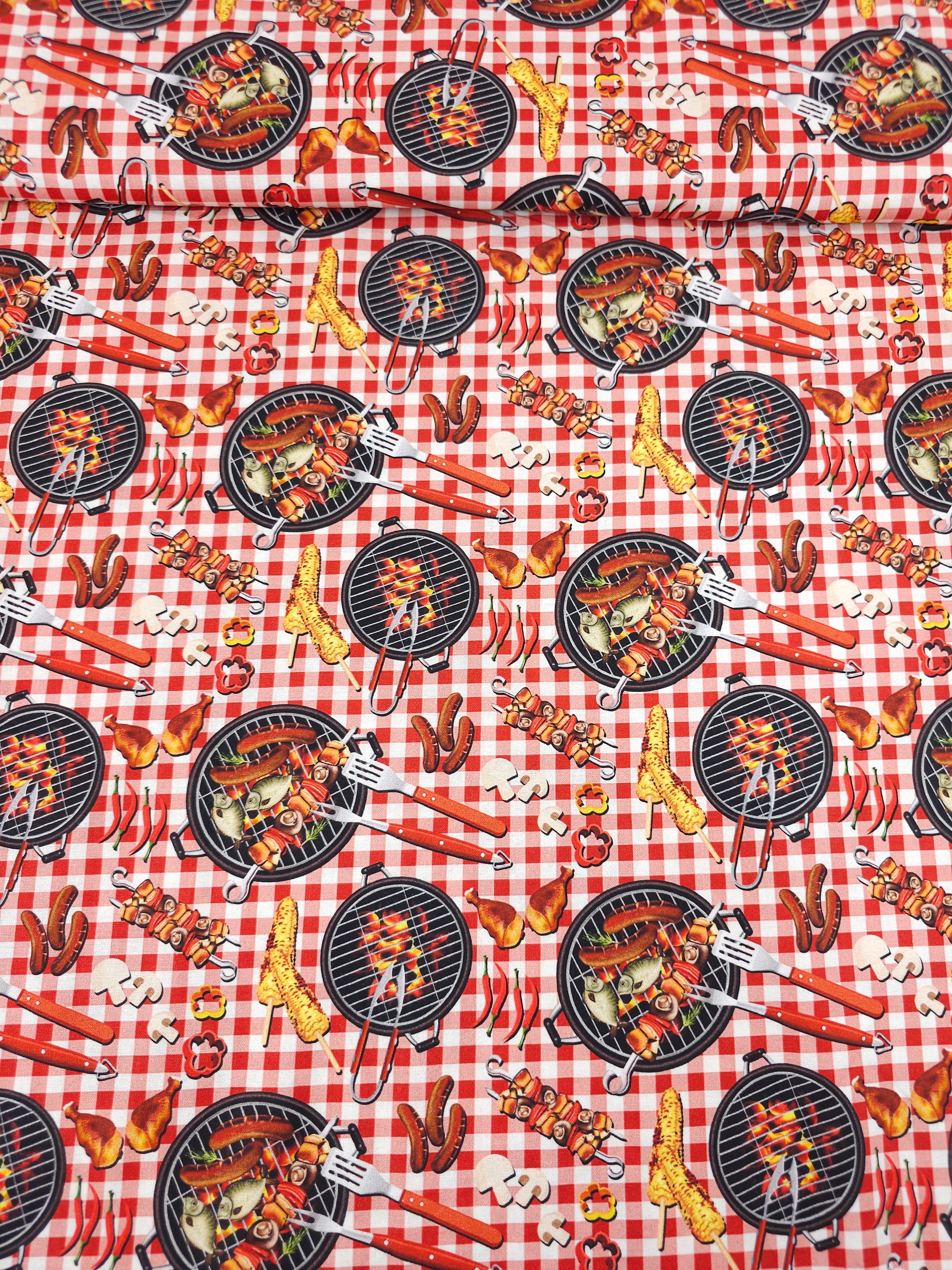 BBQ Season 100% Cotton
