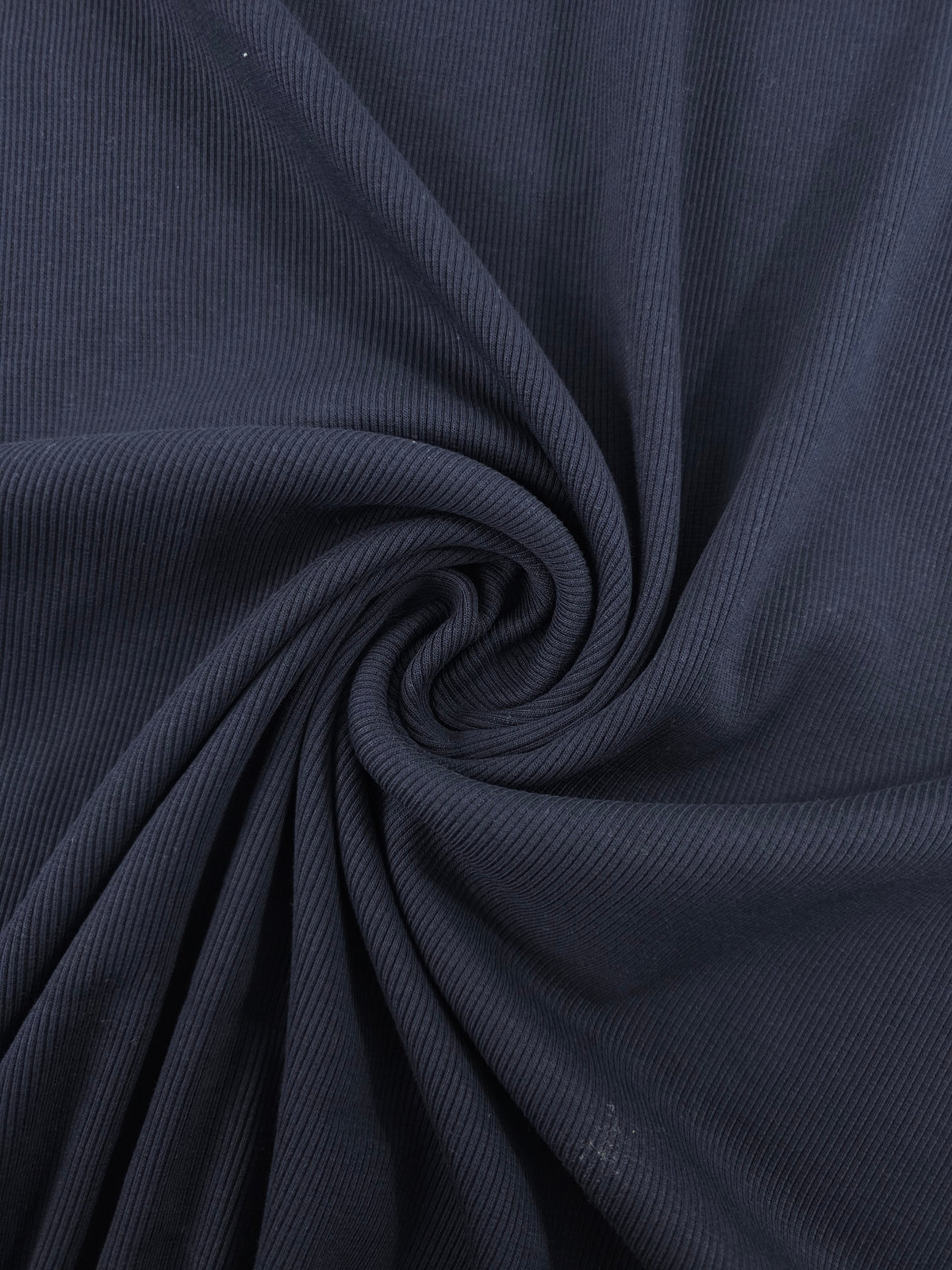 Ultra Dark Navy Tubular Ribbing