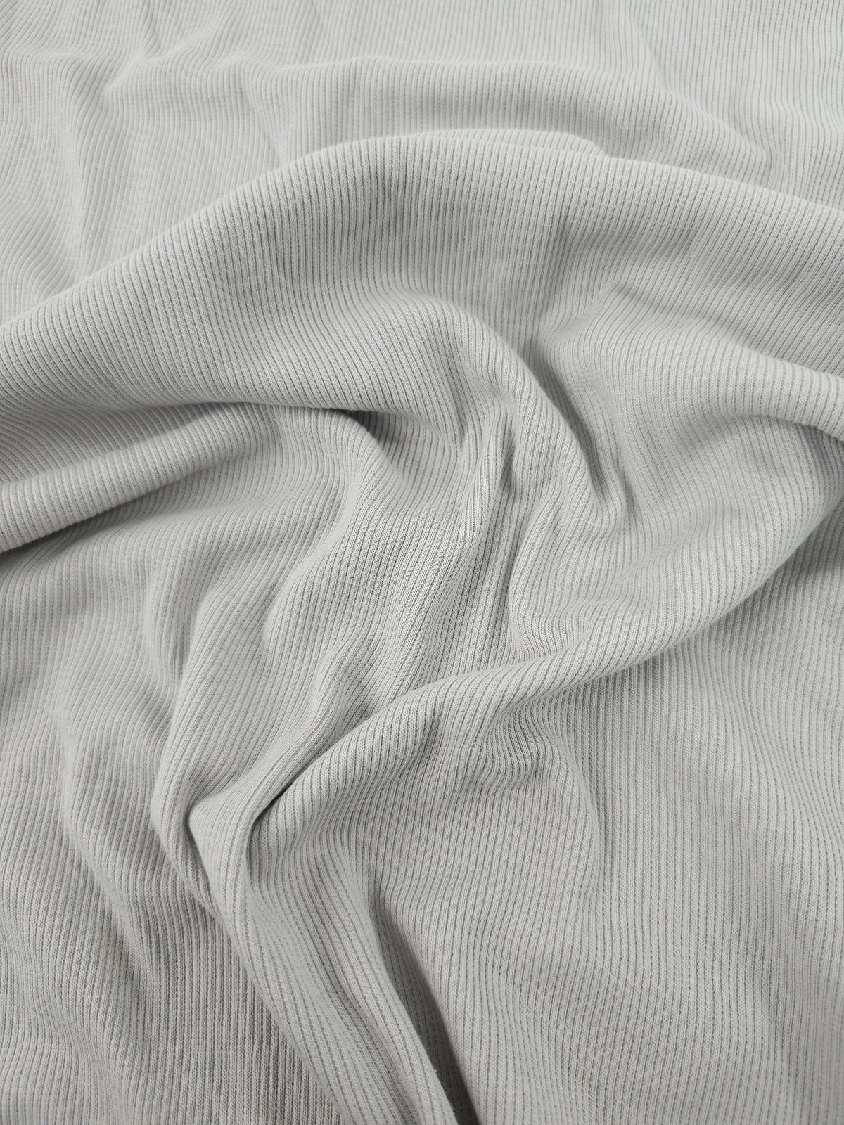 Light Grey Tubular Ribbing
