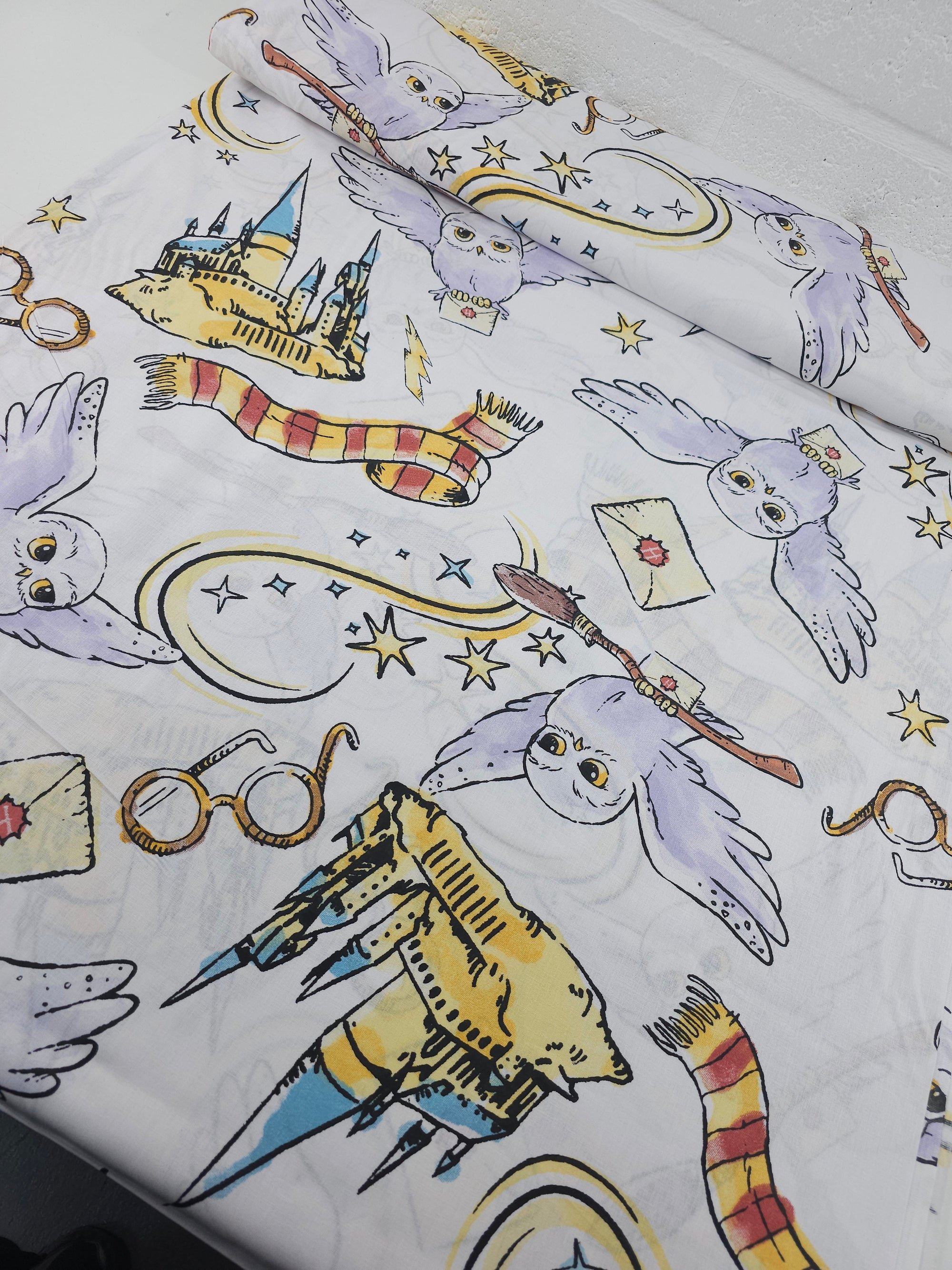 Harry Potter Hedwig 100% Cotton 112" *EXTRA WIDE*