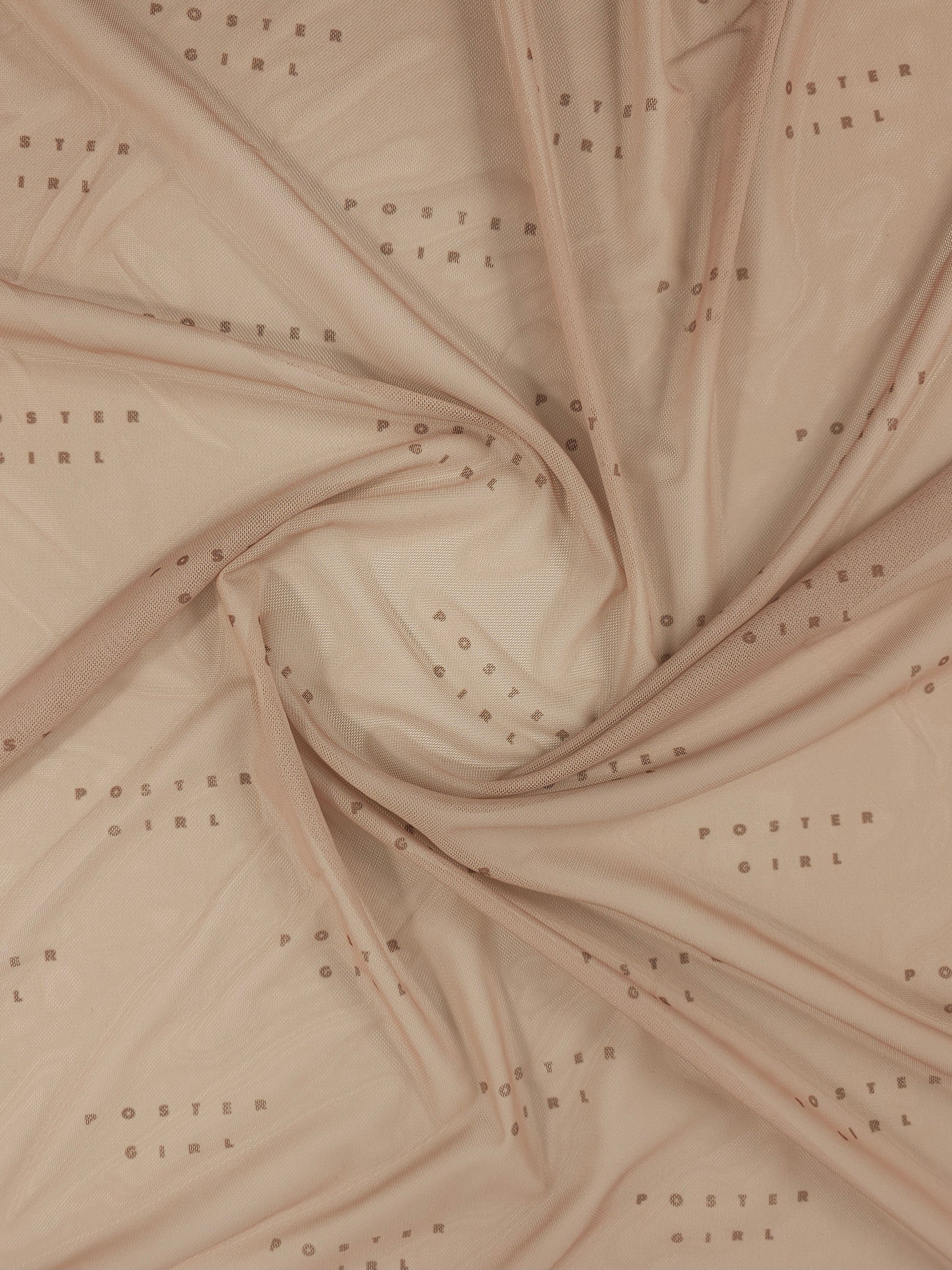 Tan Statement Mesh *POSTER GIRL*