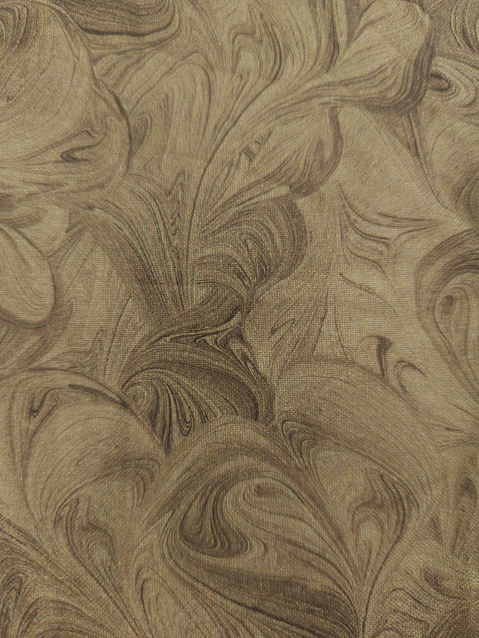 Coffee swirl Cotton- 1.8m piece