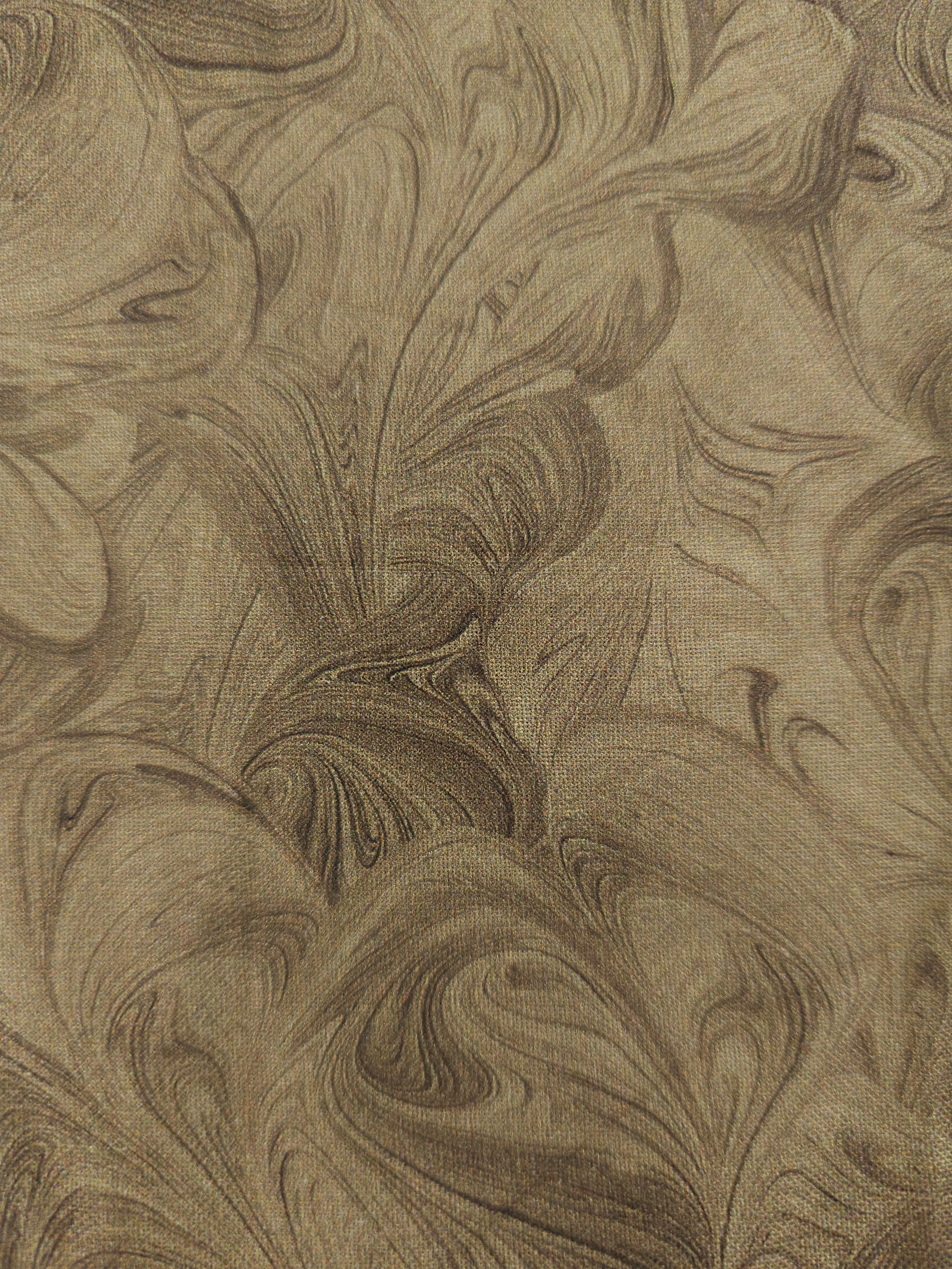 Coffee swirl Cotton- 1.8m piece