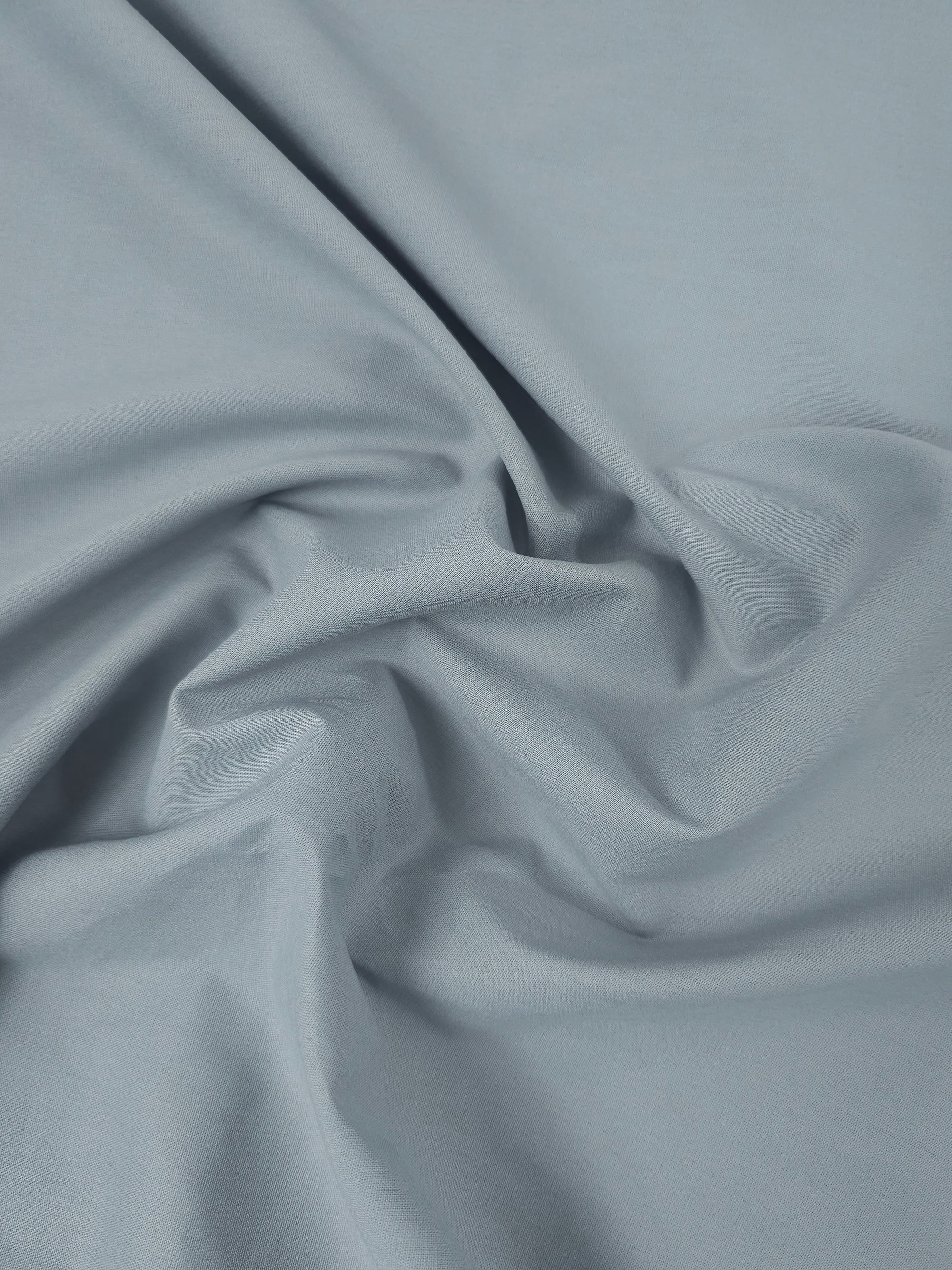 Grey Cotton Poplin