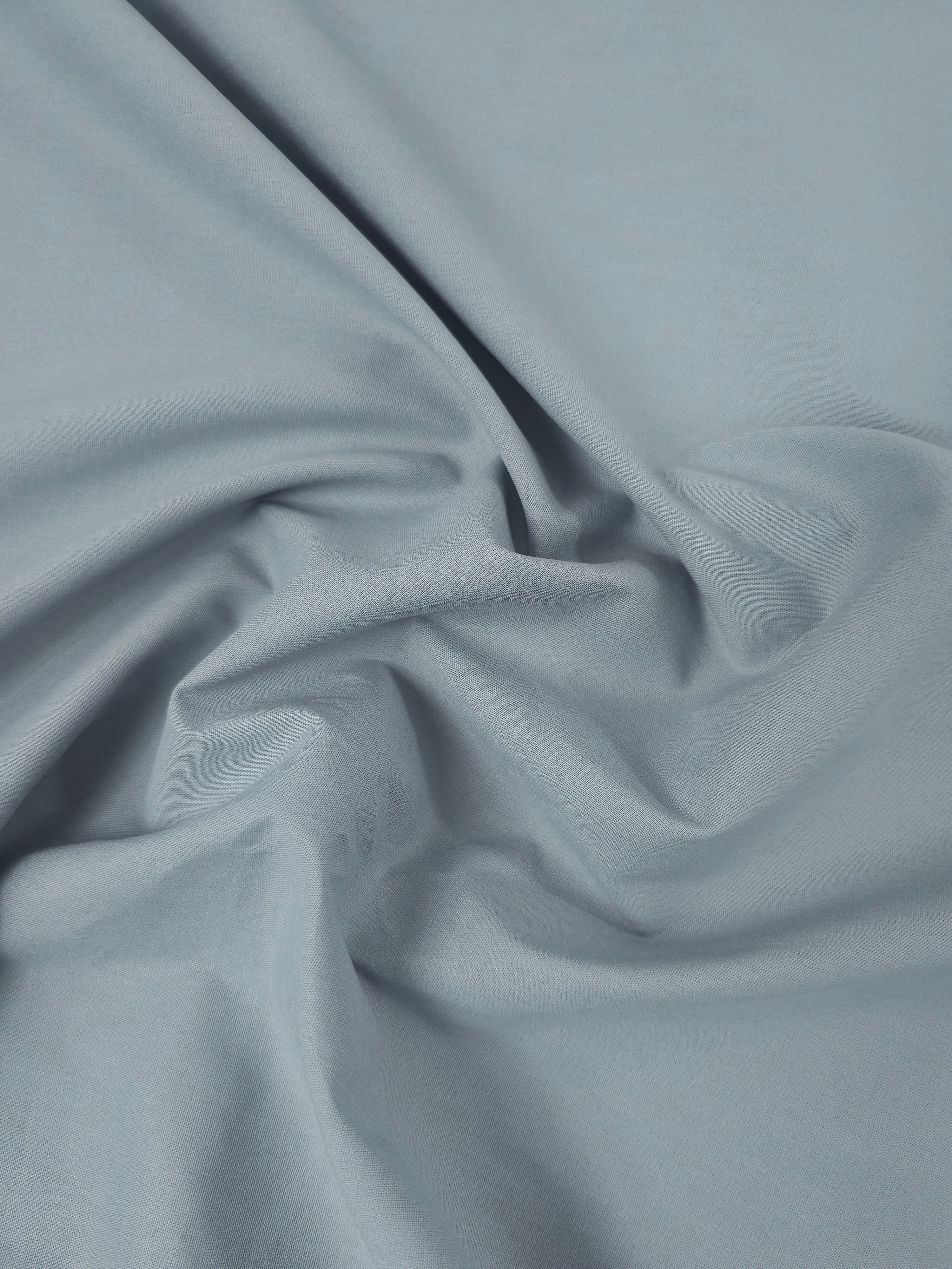 Grey Cotton Poplin