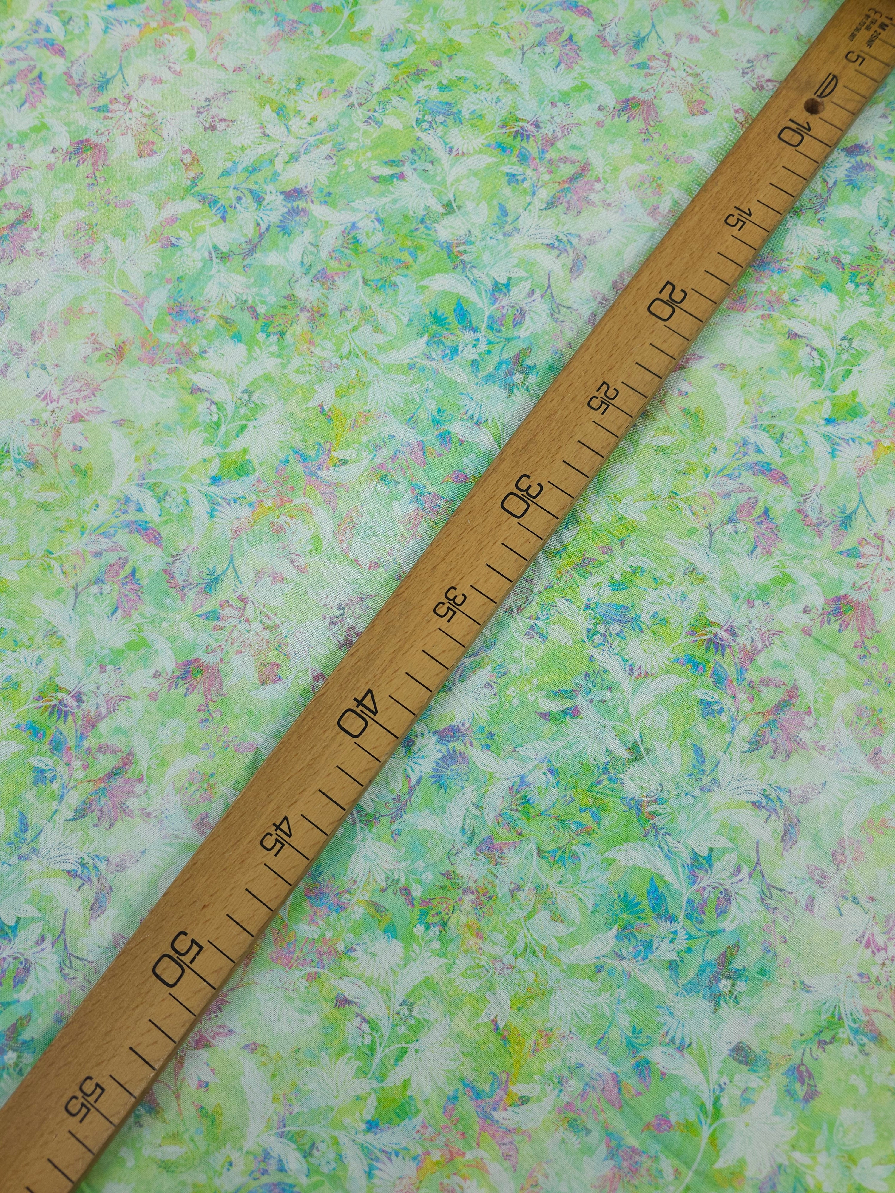 Light Green Wild Vista 100% Cotton 104" - Robert Kaufman *EXTRA WIDE*