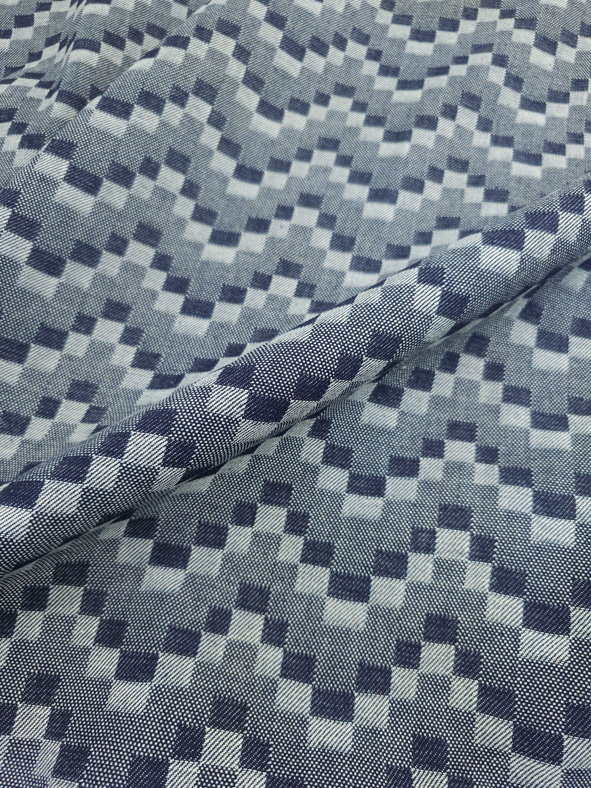 Abstract Tetris Denim