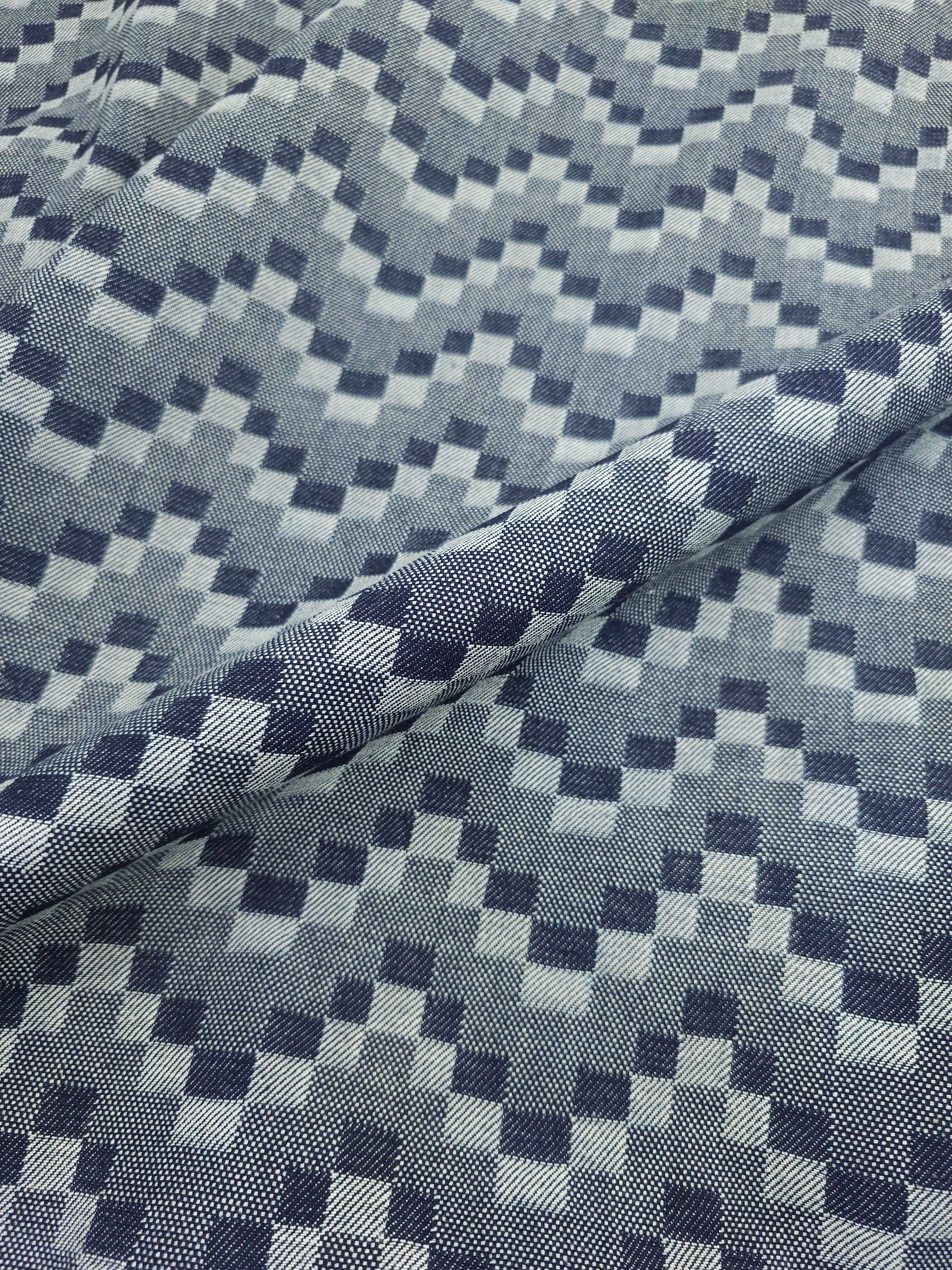 Abstract Tetris Denim