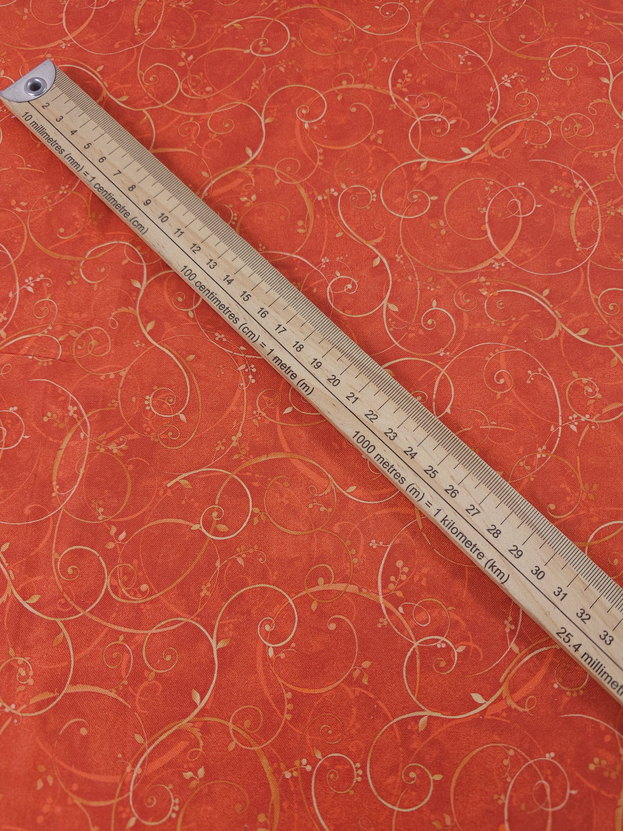 Rustic Orange Mystical Twine 100% Cotton
