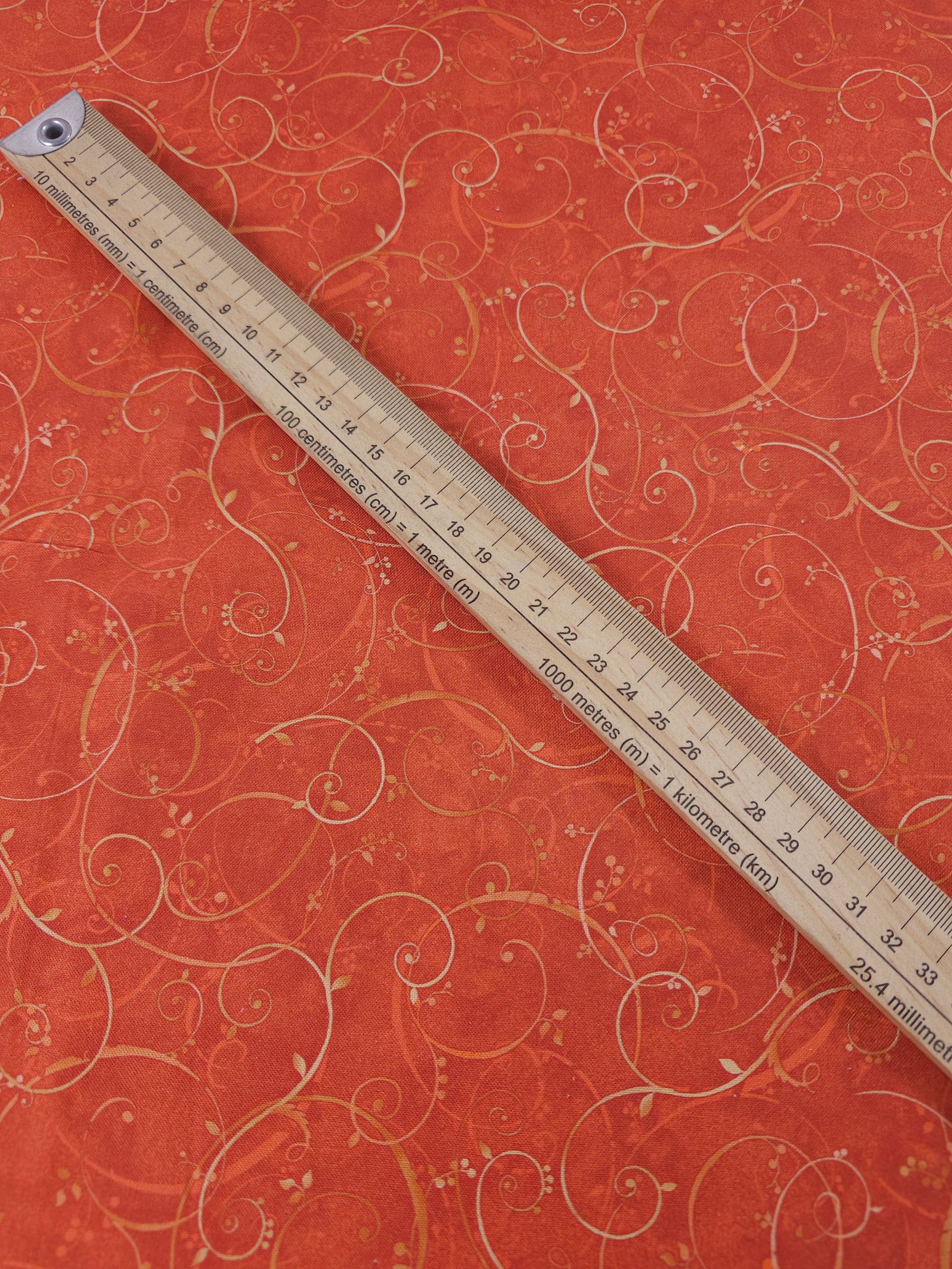 Rustic Orange Mystical Twine 100% Cotton
