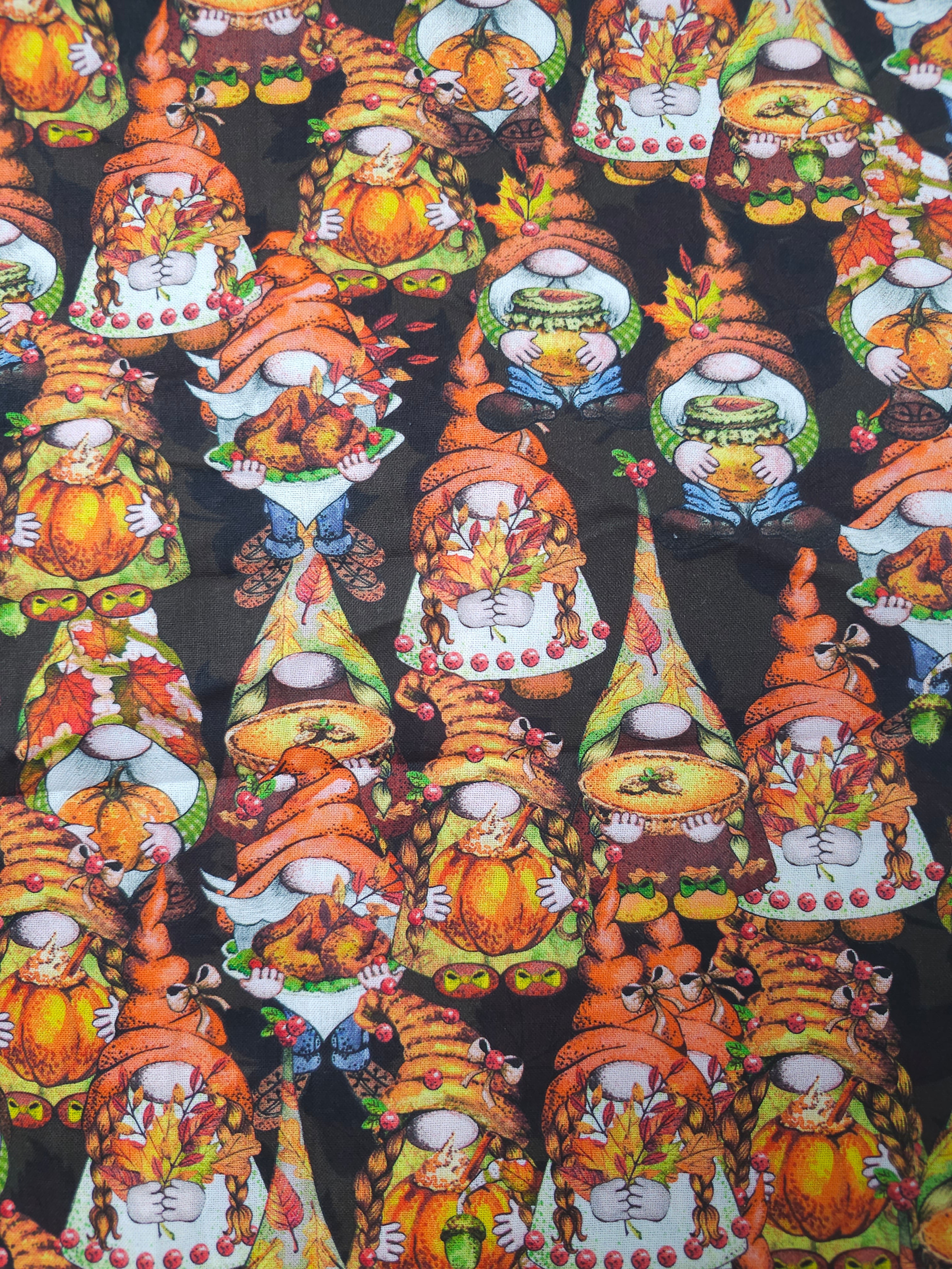 Fall gnomes Cotton- 1.5m