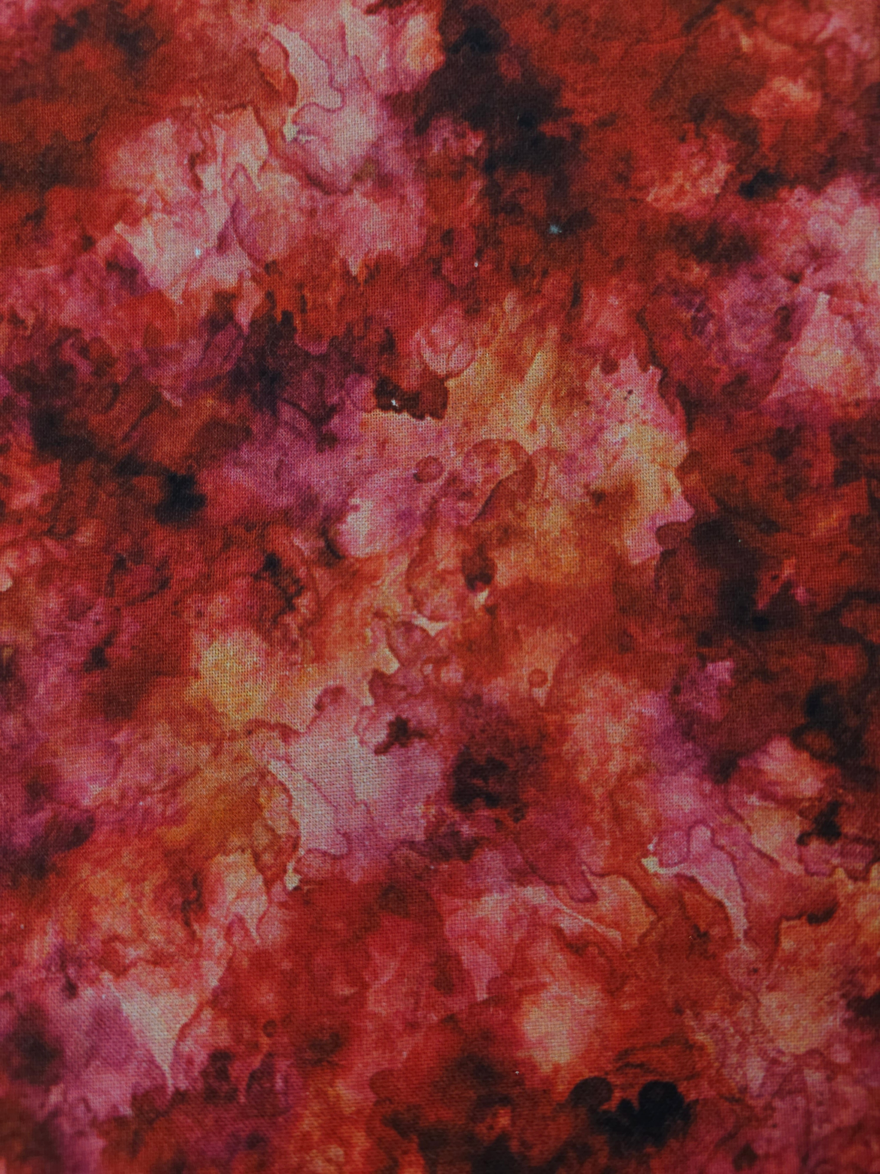 Red chaos Cotton- 2.6m piece