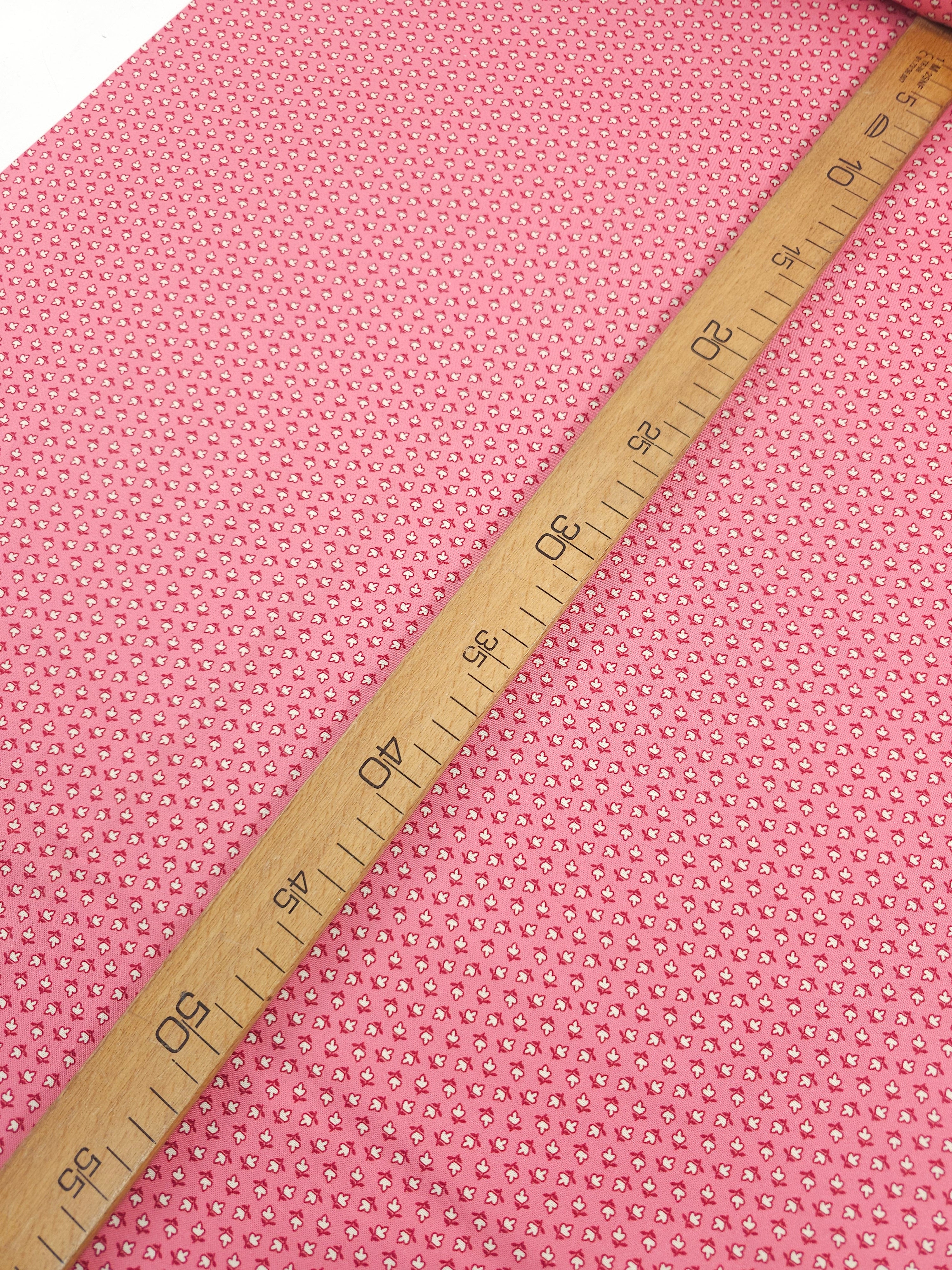 Rosy Pink Mini Shroom Flower 100% Cotton