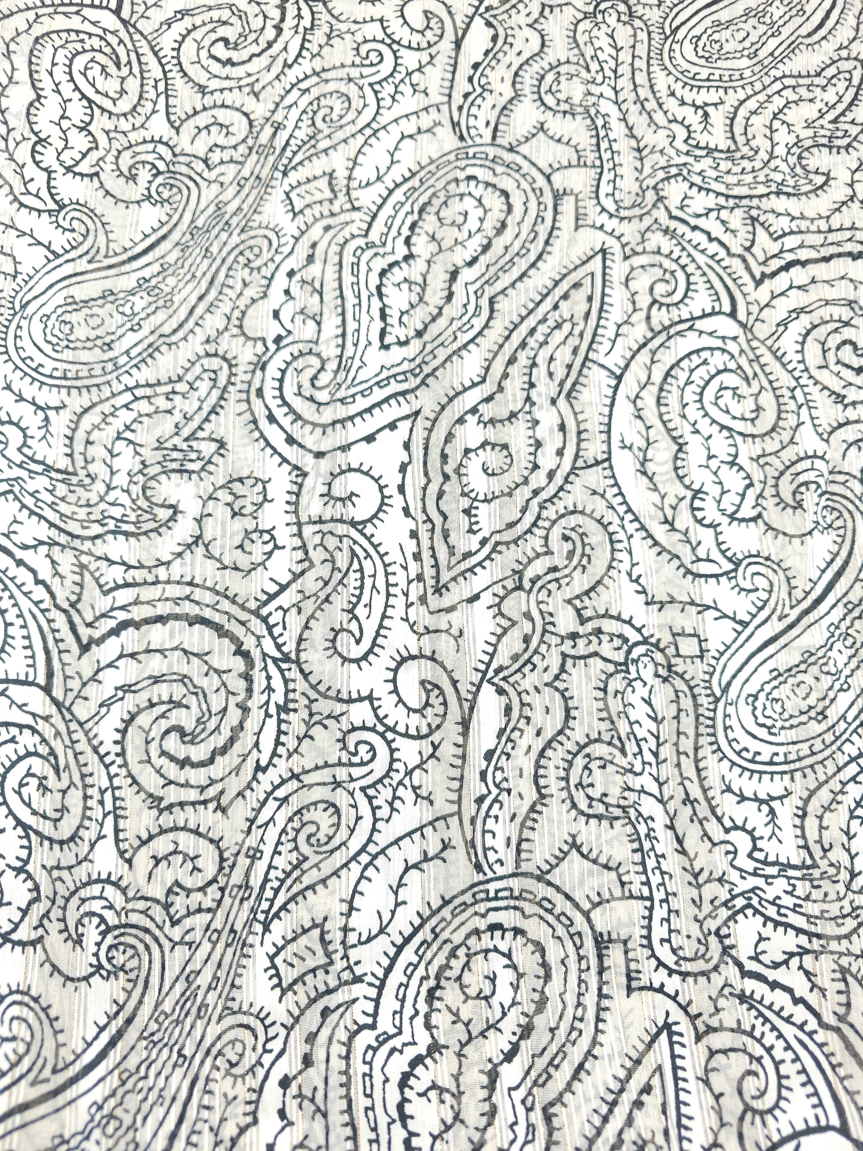 Line wiggle Viscose crepe- 5m piece