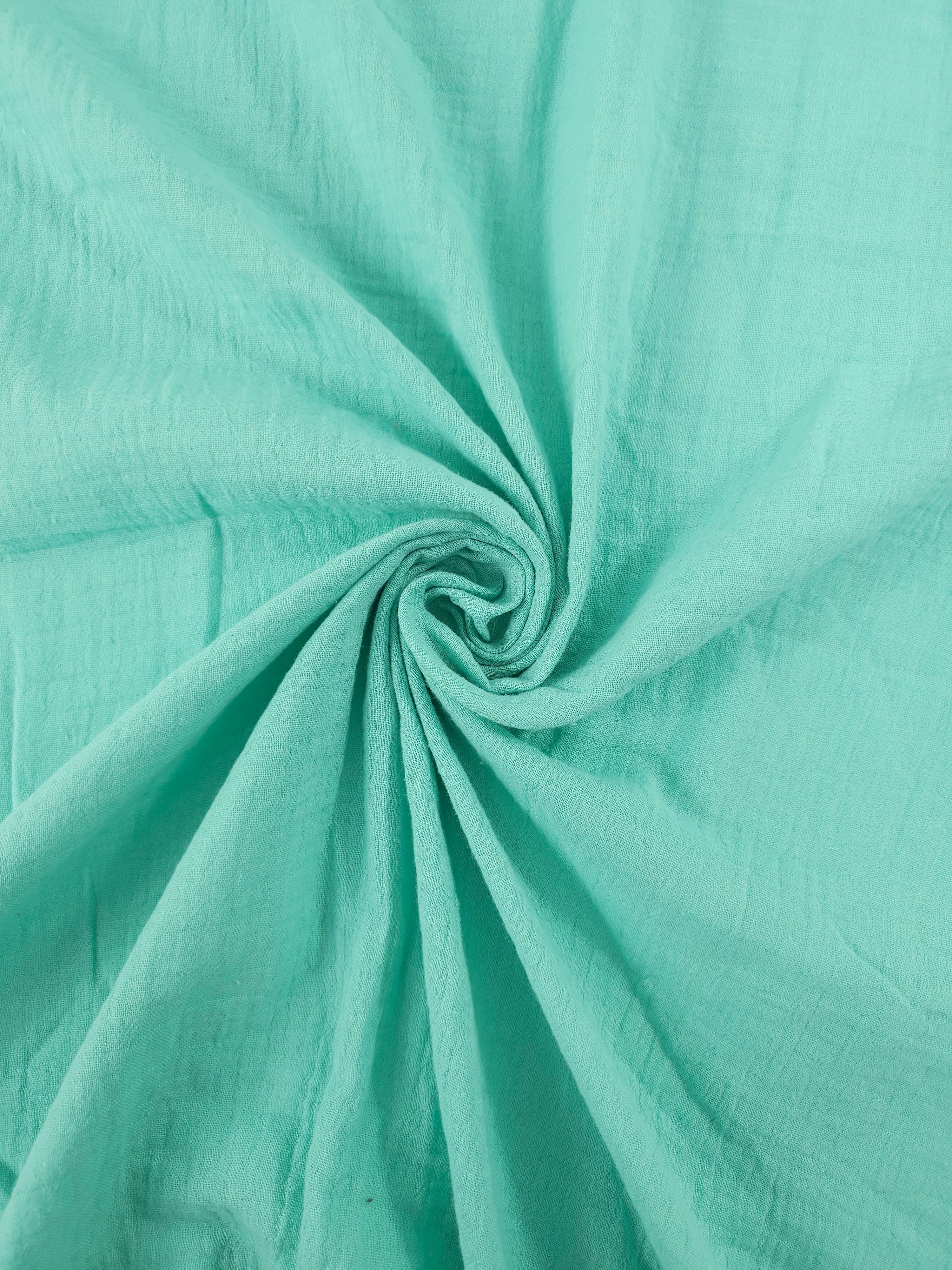 Minty Aqua Double Gauze