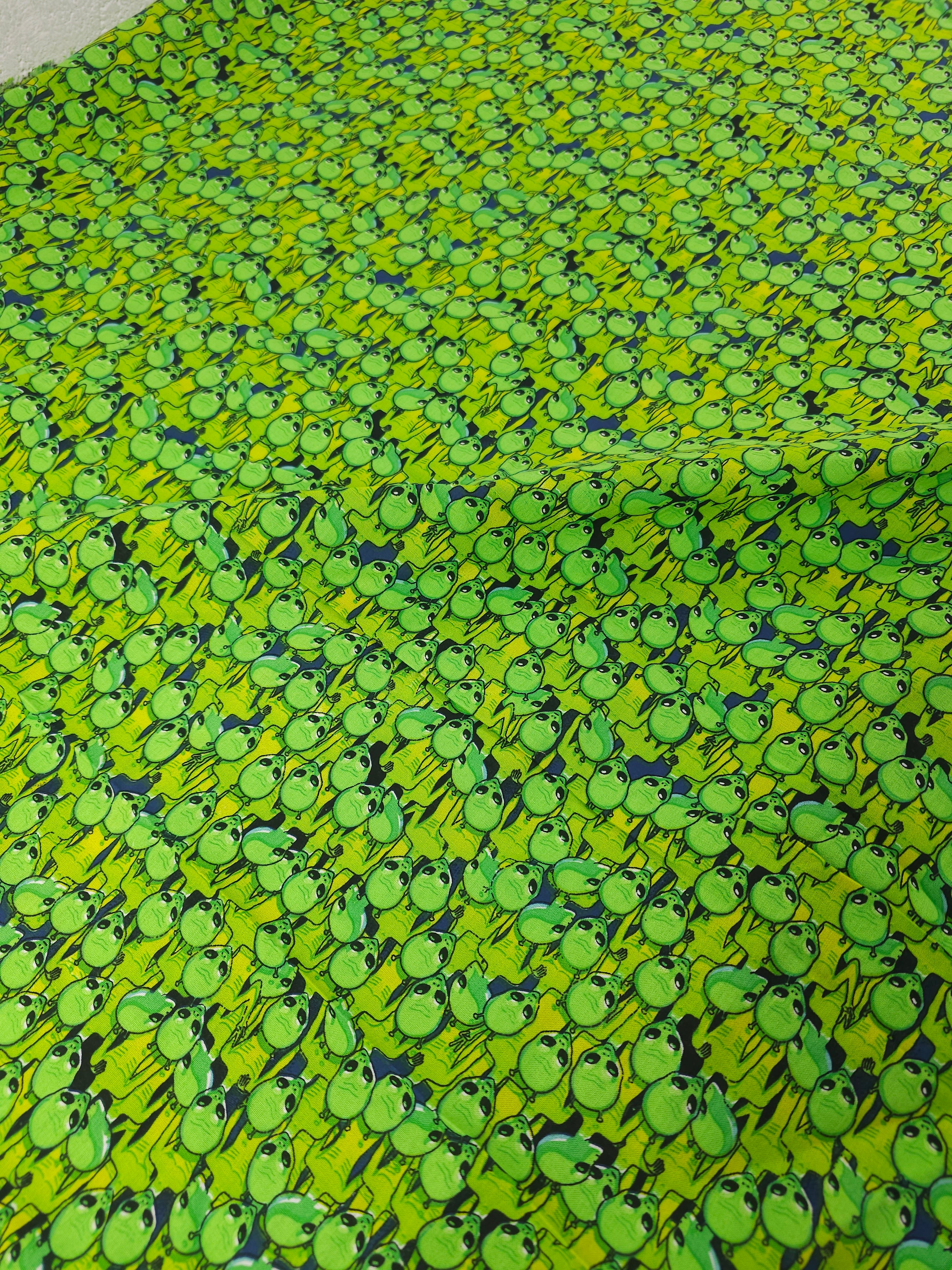 Alien army Cotton- 2.2m piece