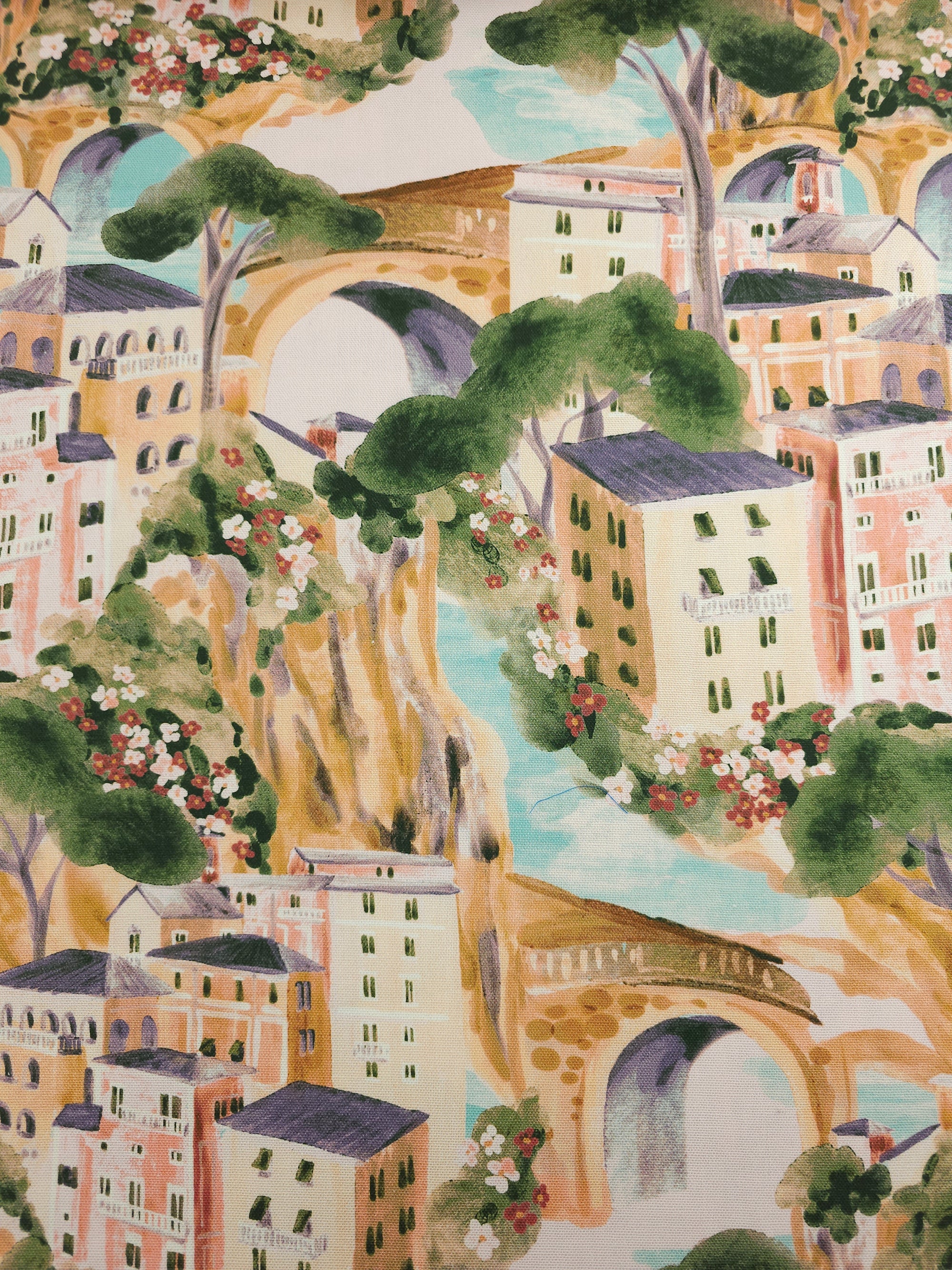 Riverside Apartments Lightweight Canvas Cotton