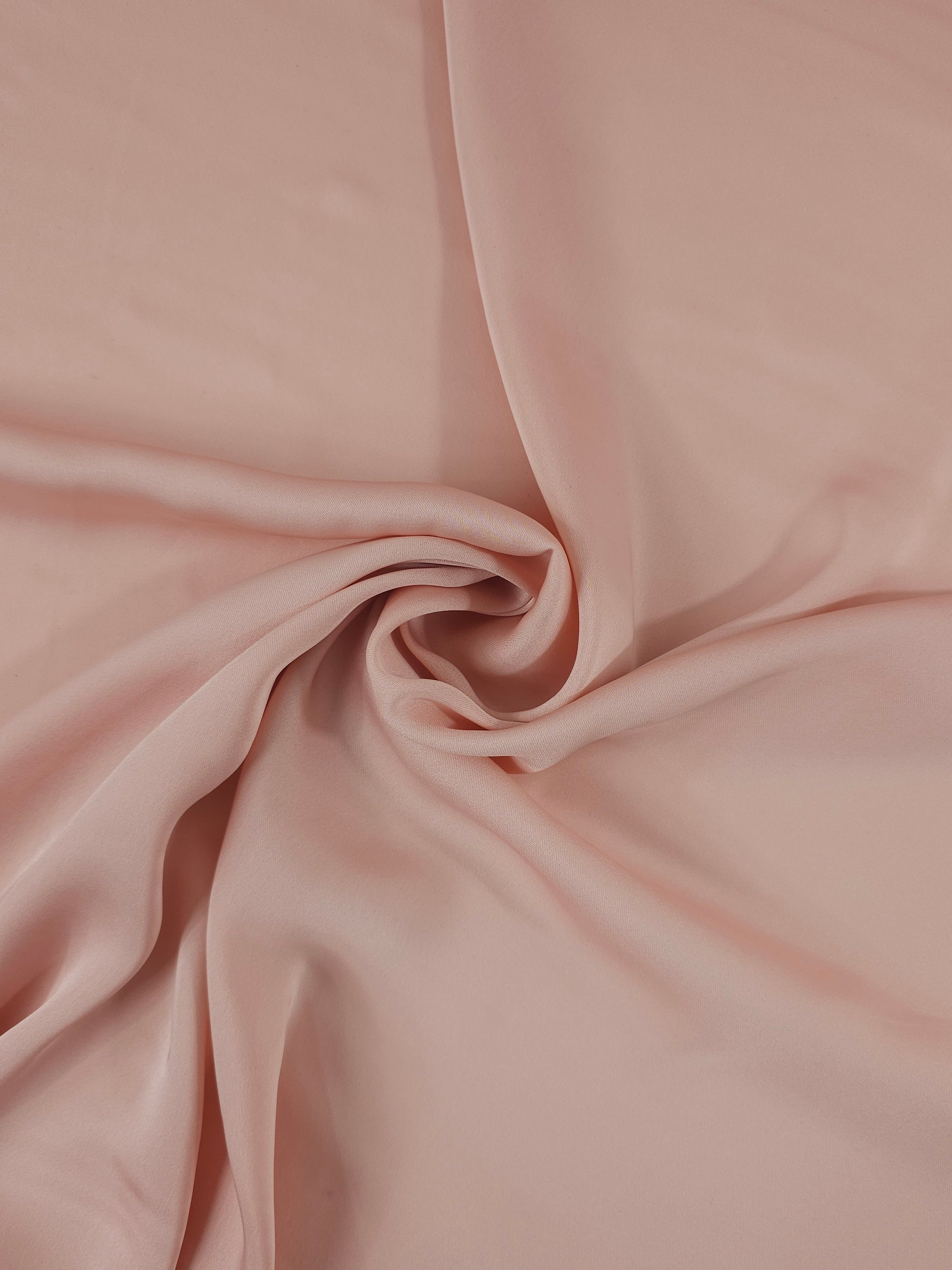 Peachy Pink Soft Poly Satin