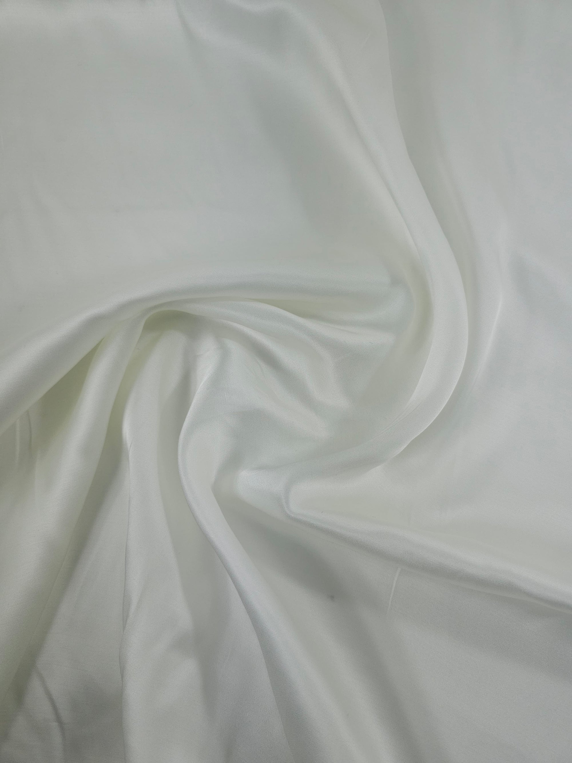 Off-White Poly Satin