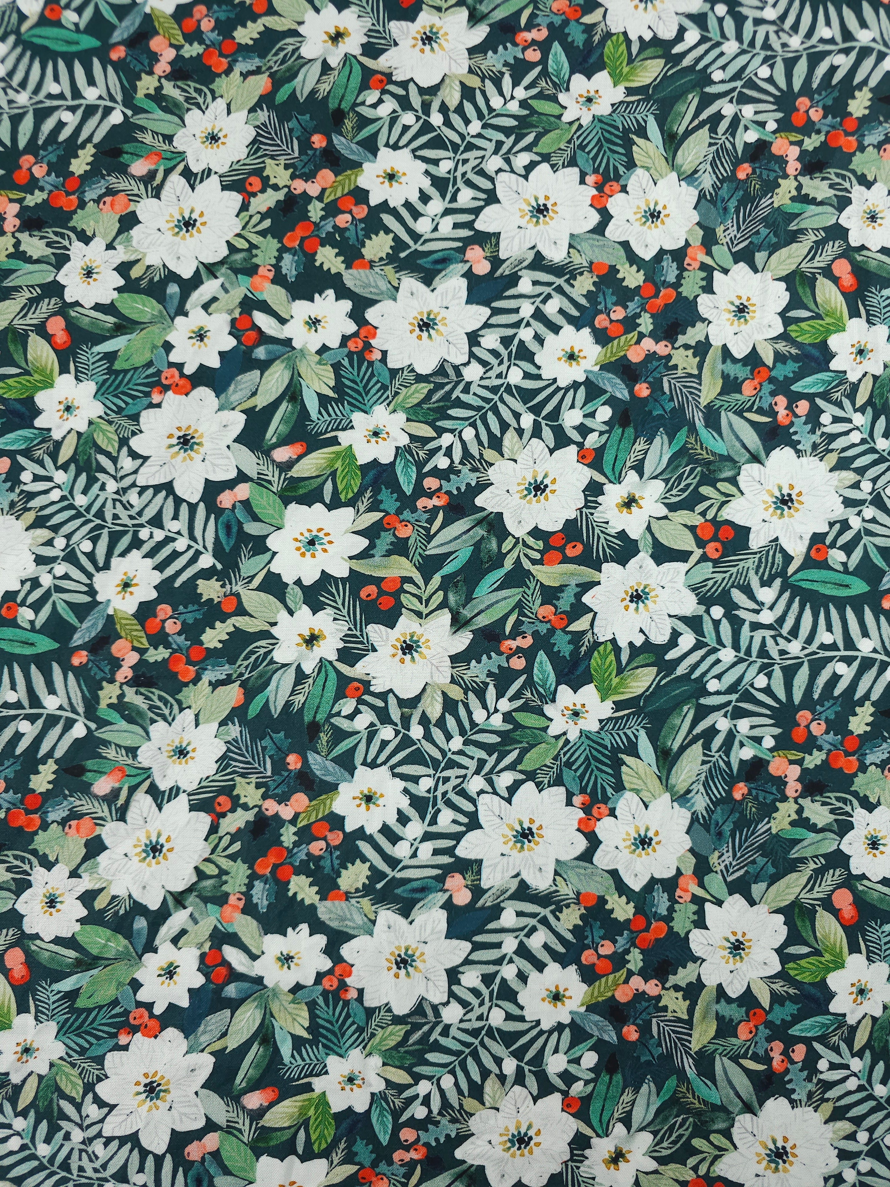 Holly Floral 100% Cotton