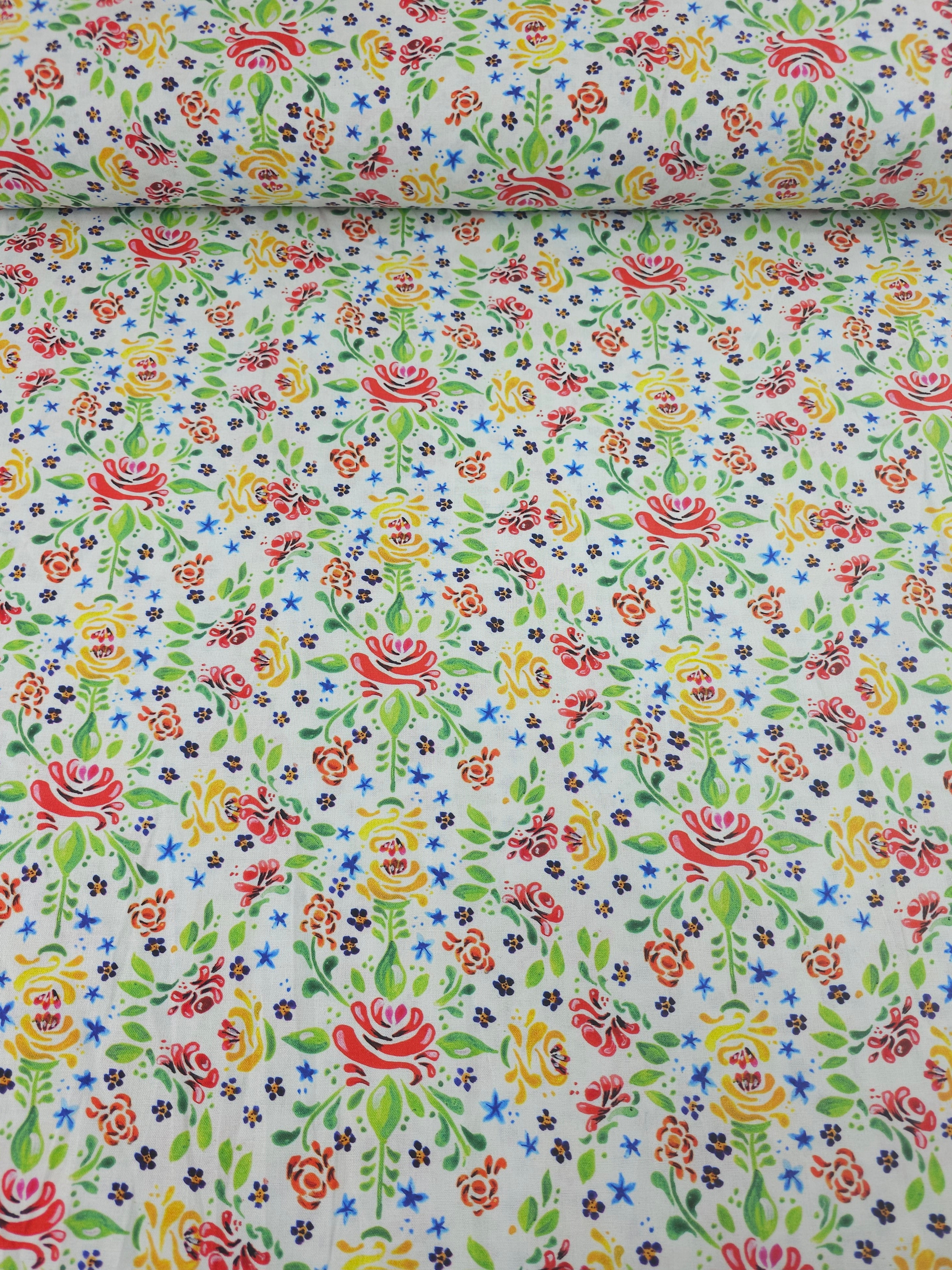 Bohemian Water Florals 100% Cotton