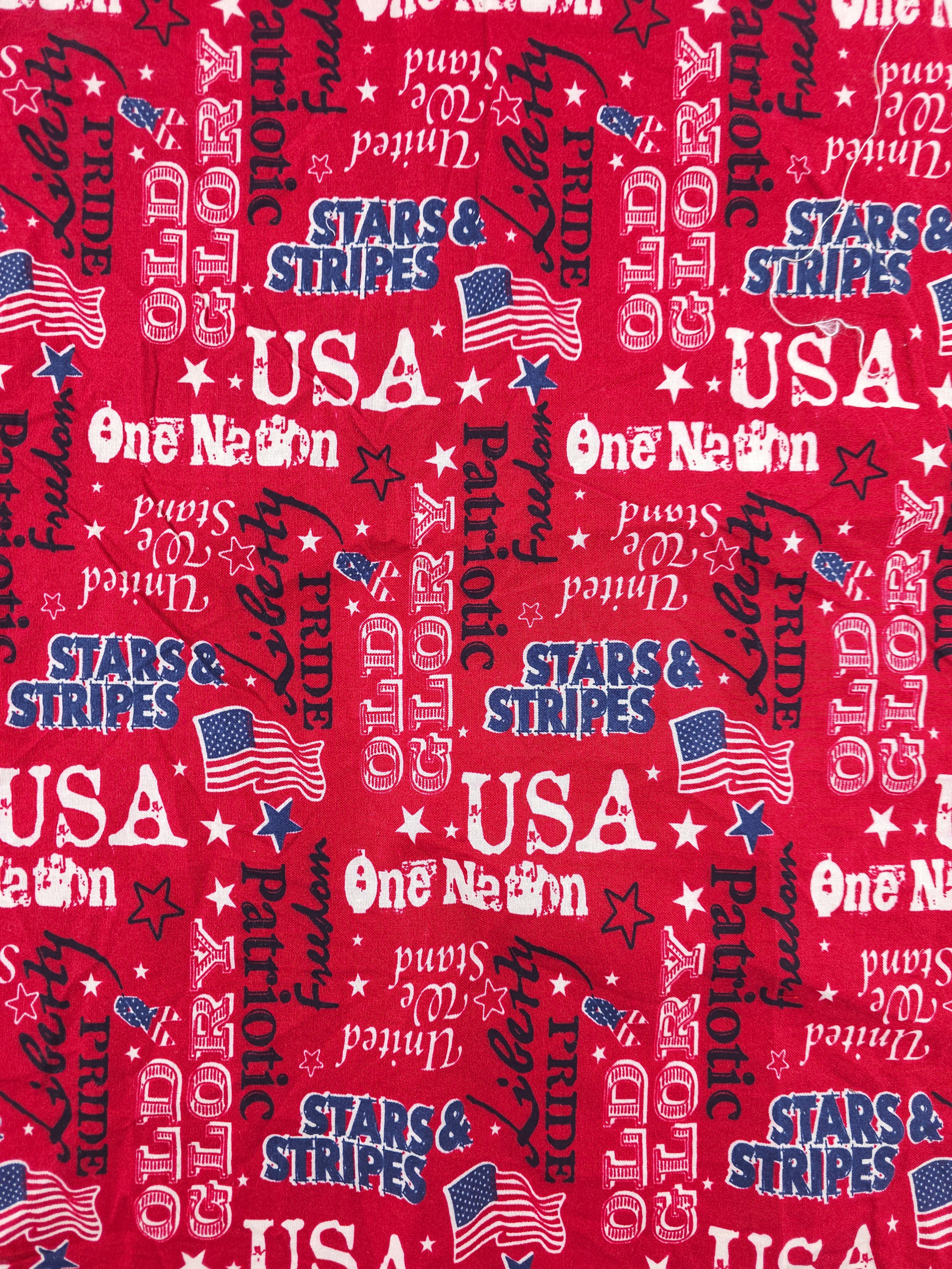 USA Pride Cotton - 1.2m Piece