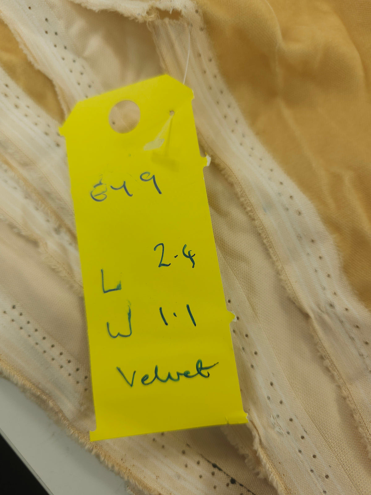 Golden Velvet- 2.4m piece