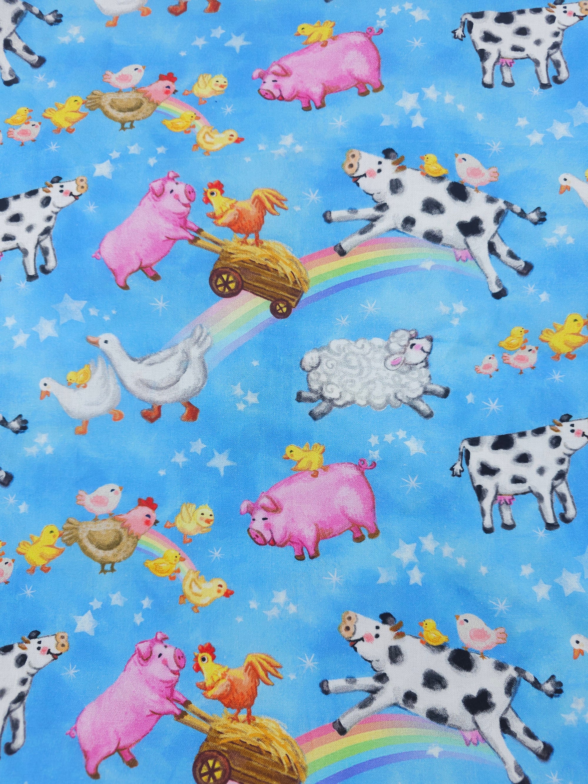 Fairytale farmyard Cotton- 2.8m piece