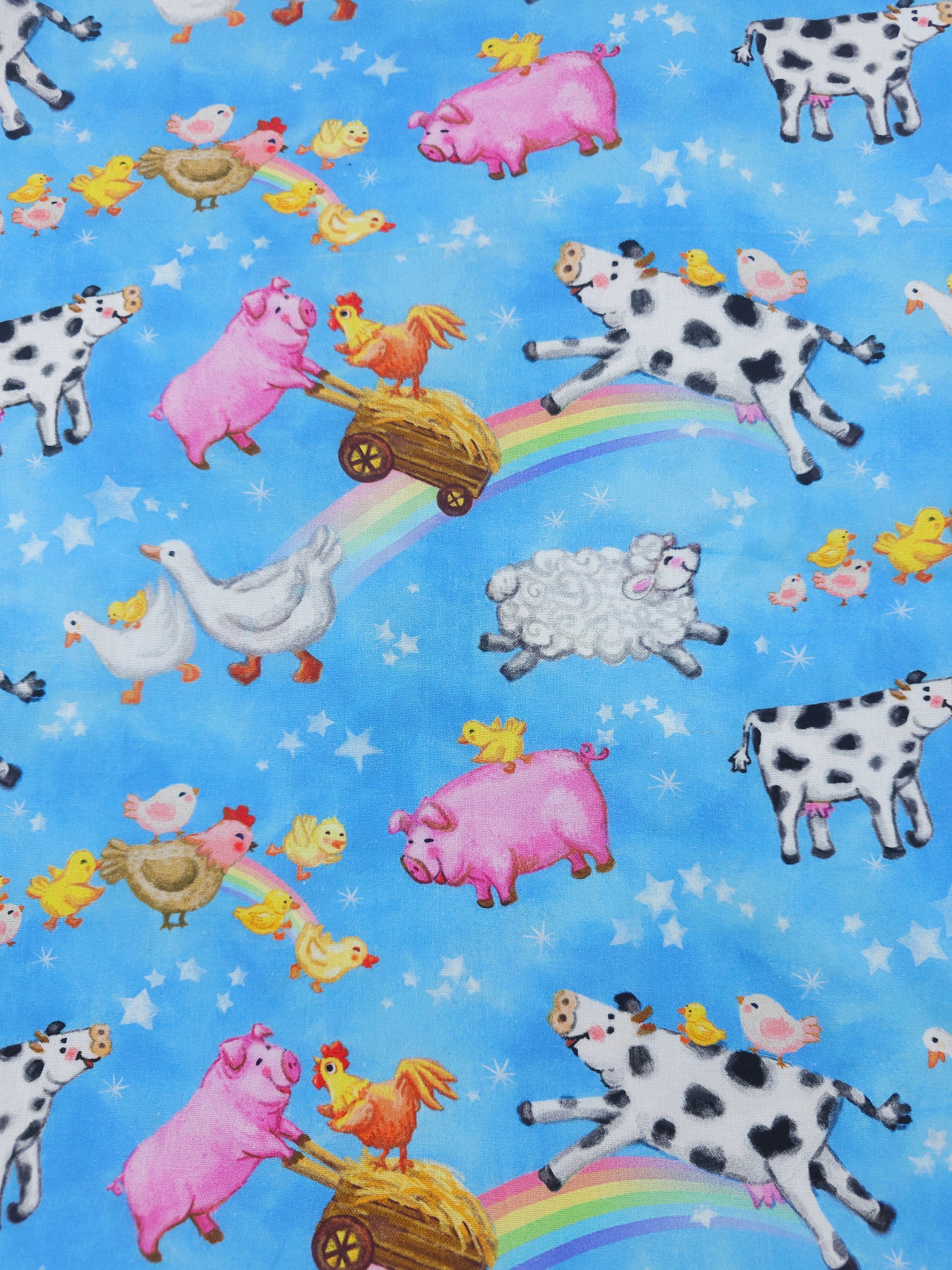 Fairytale farmyard Cotton- 2.8m piece