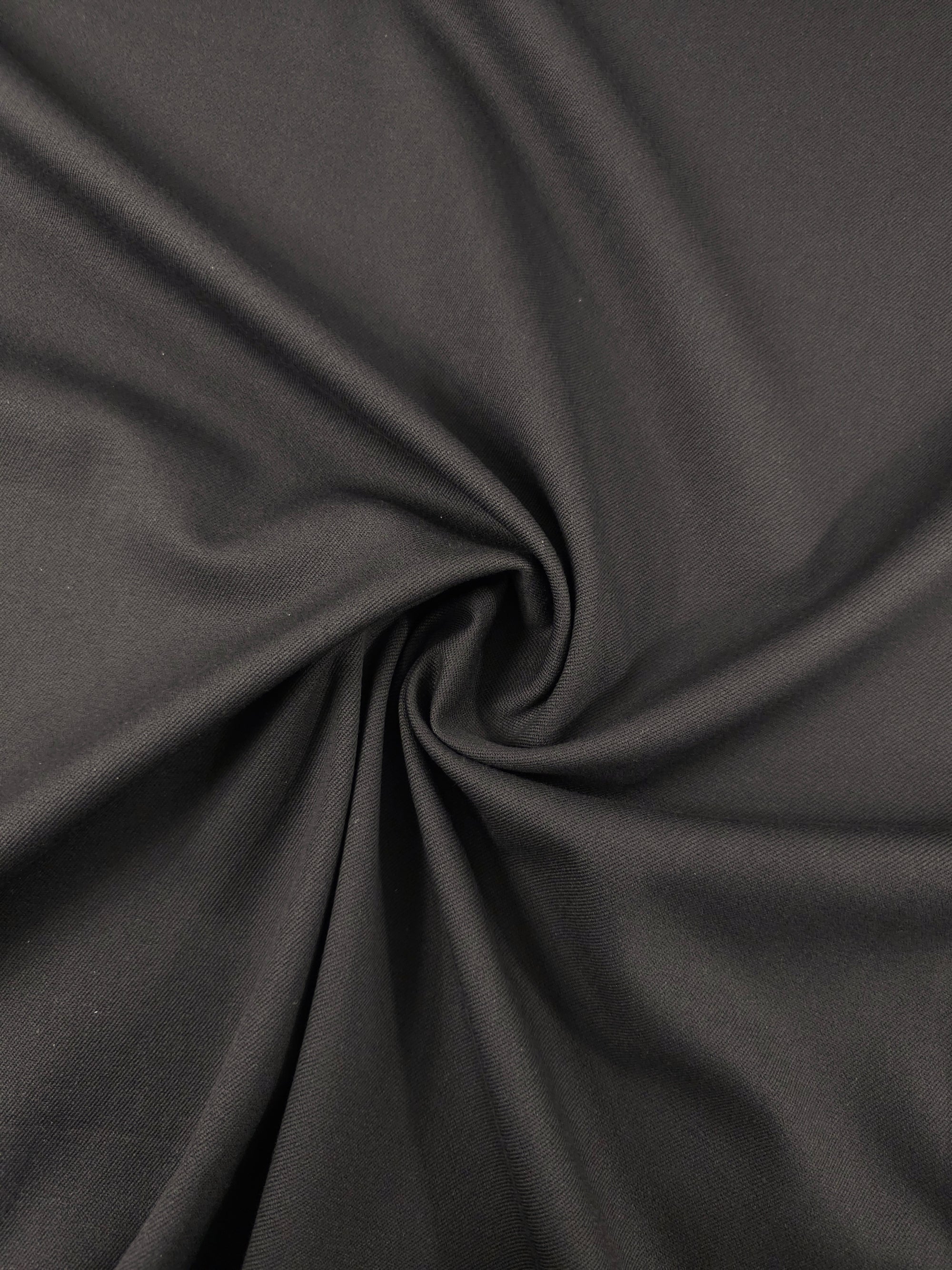 Ultra Dark Brown Stretch Cotton Twill