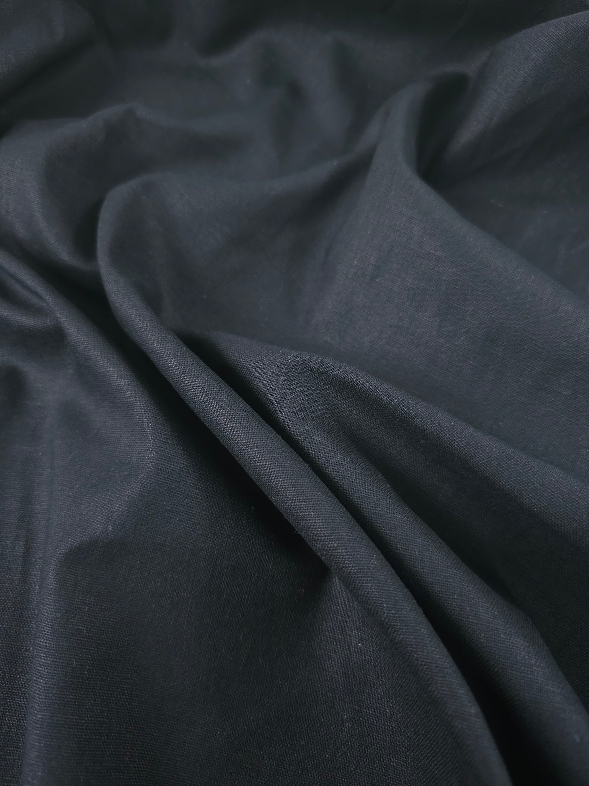 Black Flax Linen