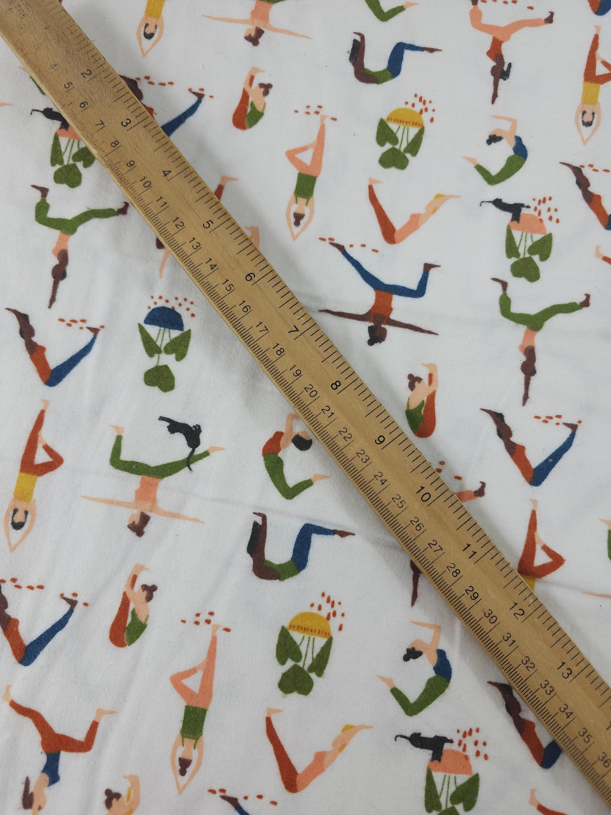 Yoga Poses Lightweight Flannel Cotton