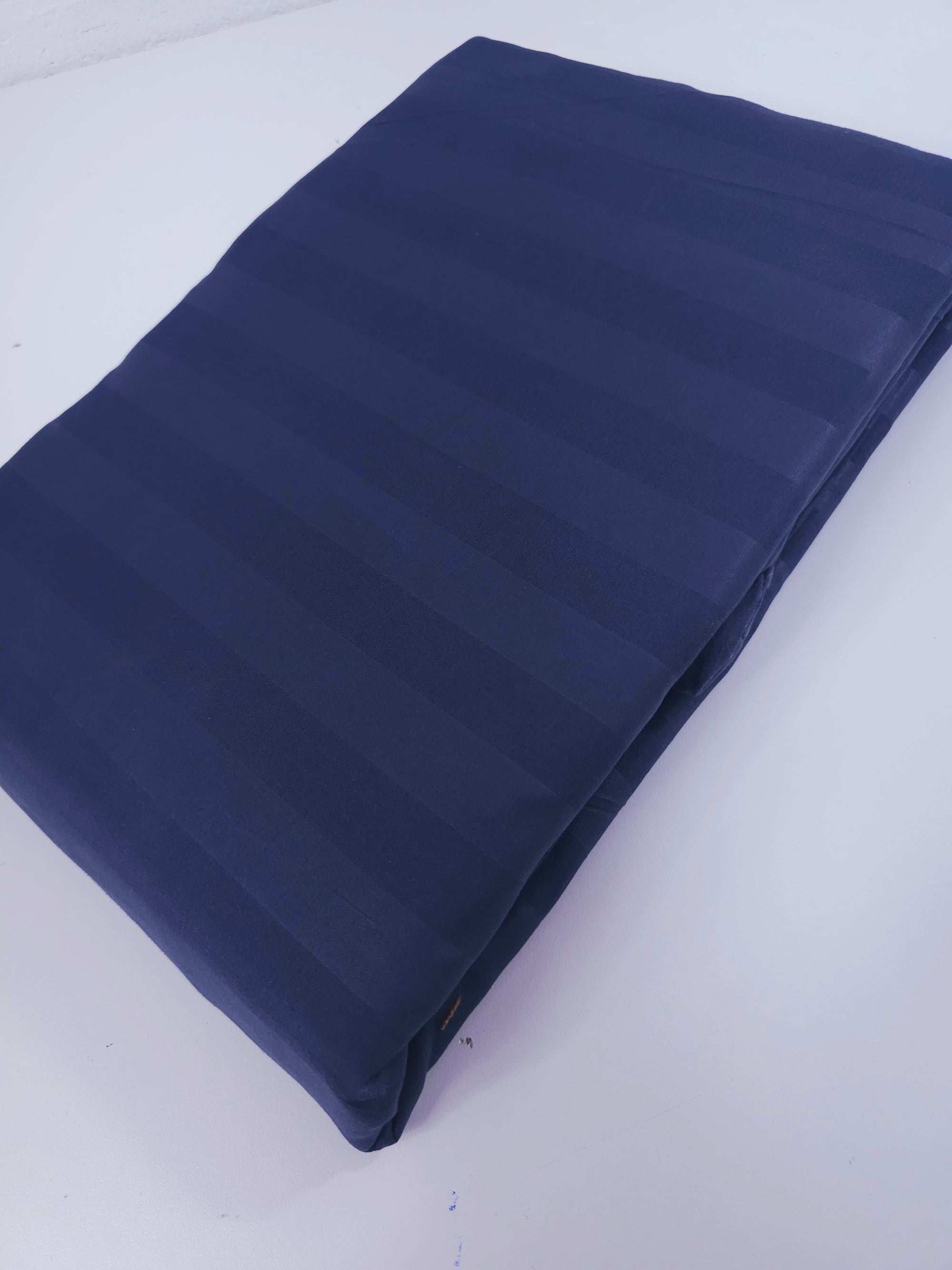 Navy Blue Stripe | Duvet Set | 100% Cotton Sateen *READ DESCRIPTION*