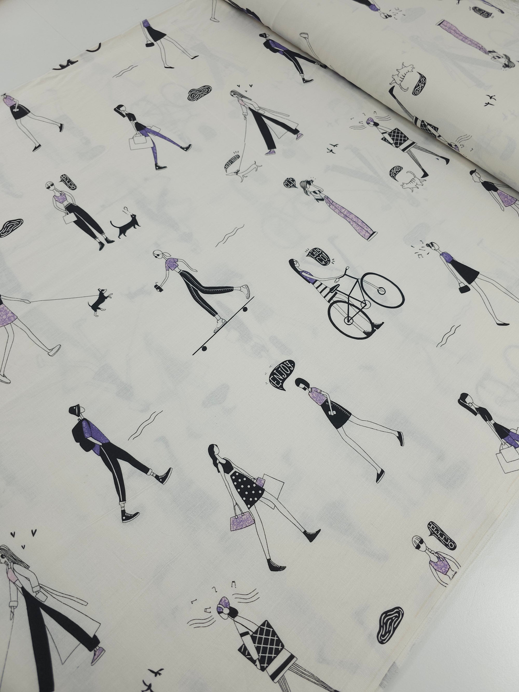 Out And About 100% Cotton 98" *EXTRA WIDE*