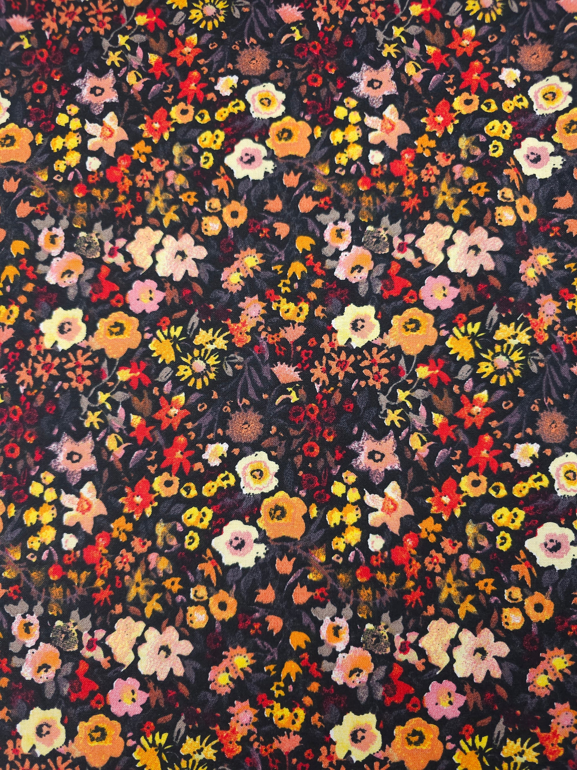 Fall Garden Floral 100% Cotton