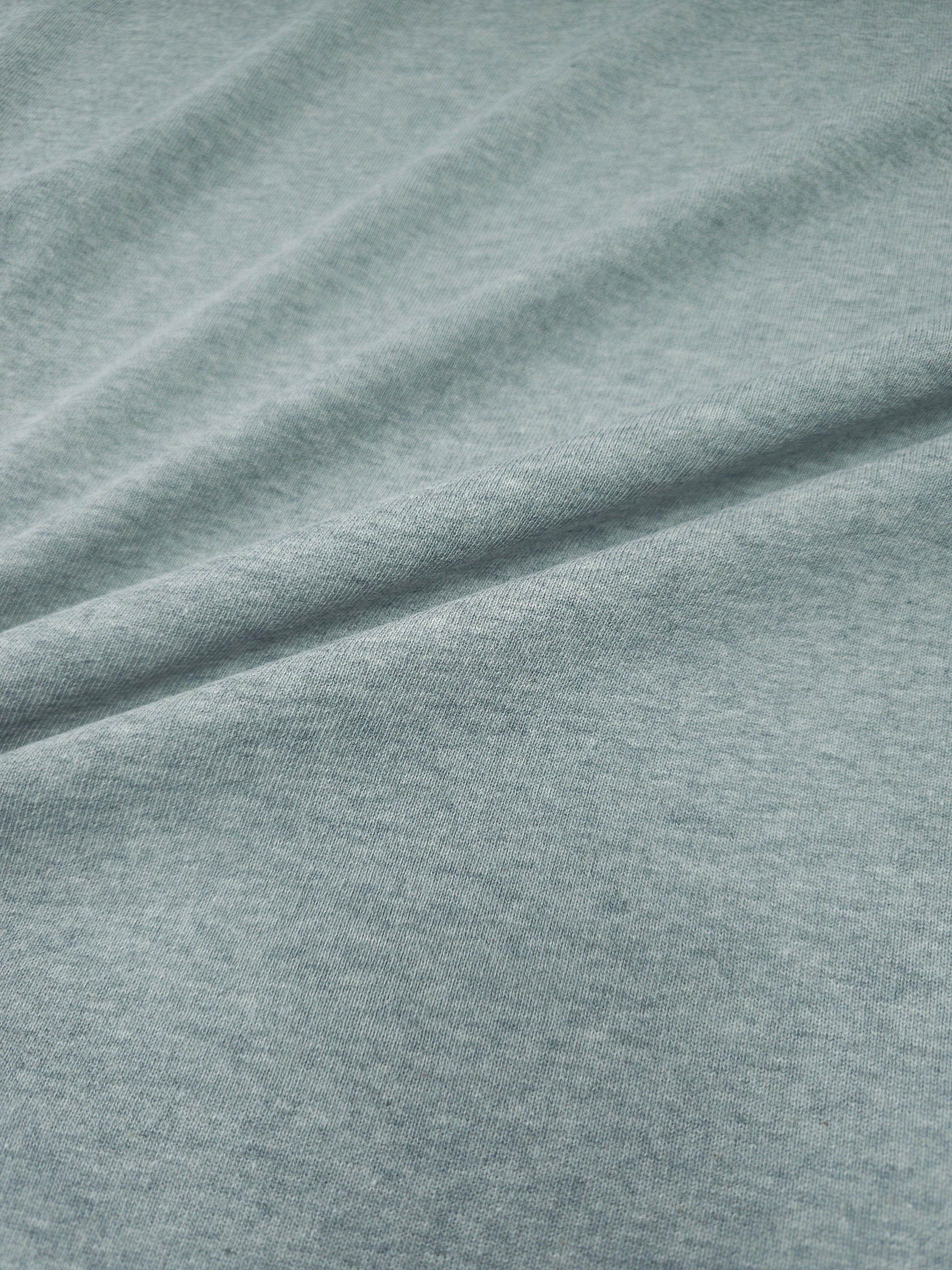 Light Grey Marl Cotton Loopback Terry