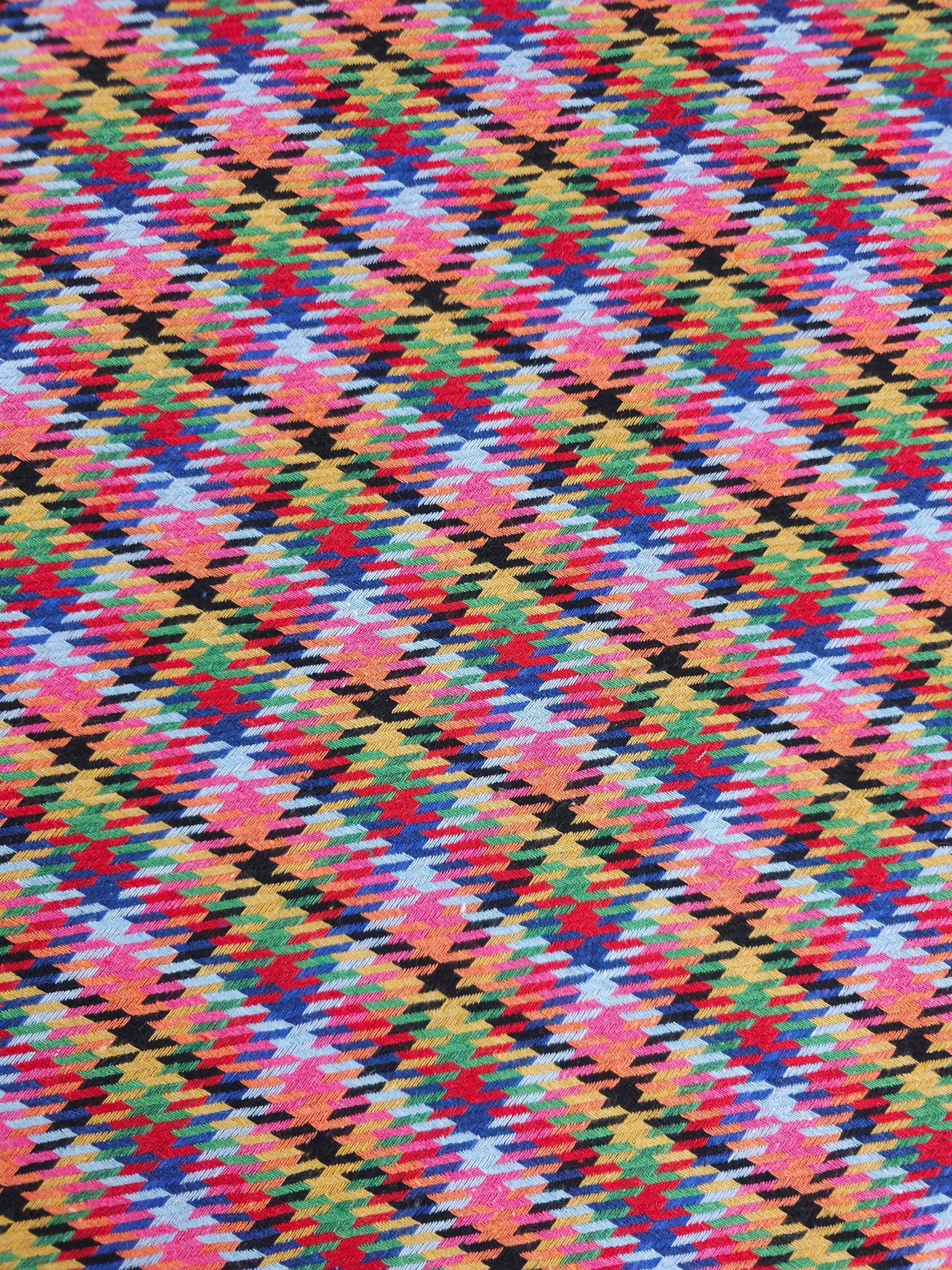 Multicolour Tartan Check Boucle