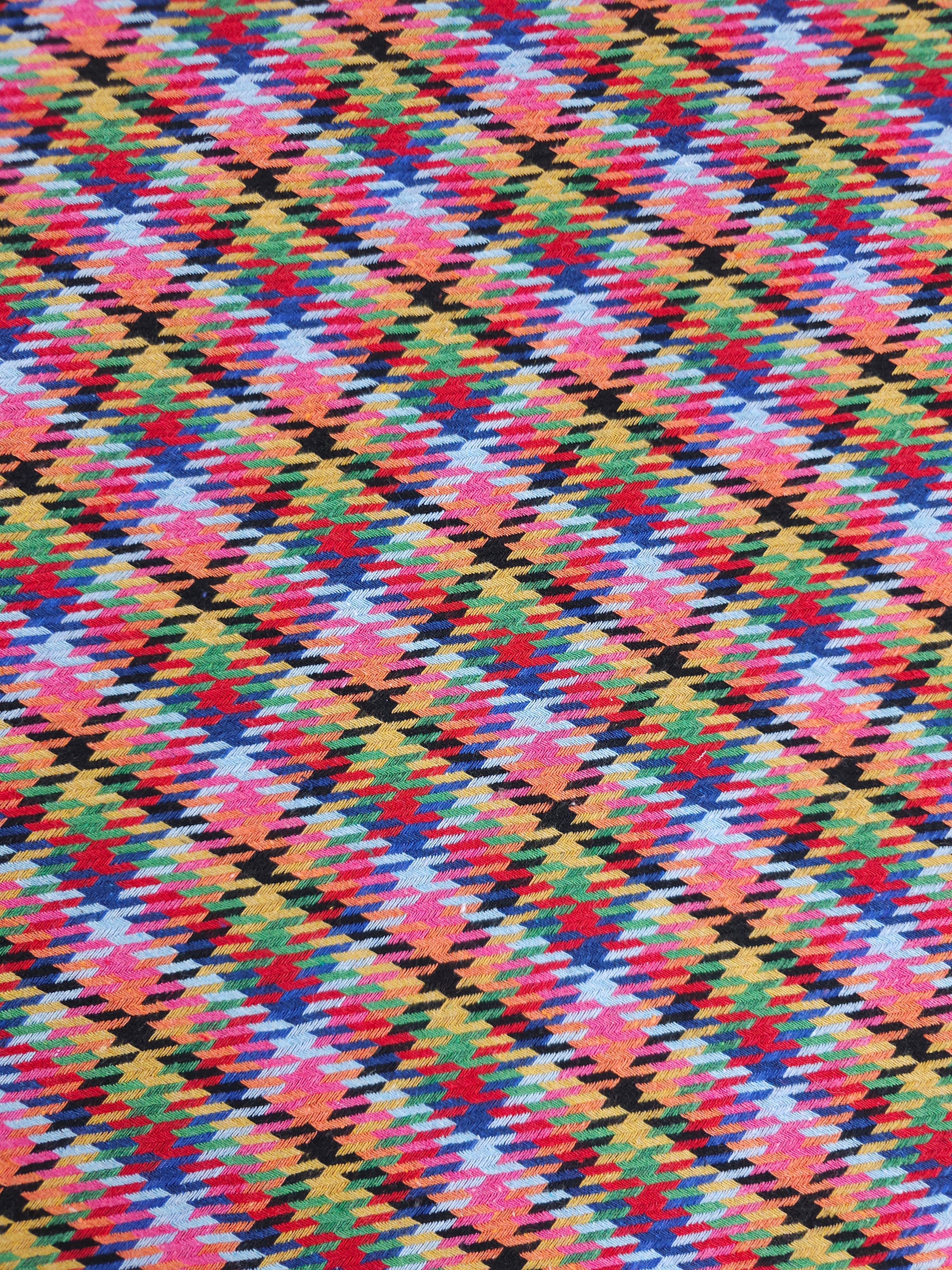 Multicolour Tartan Check Boucle