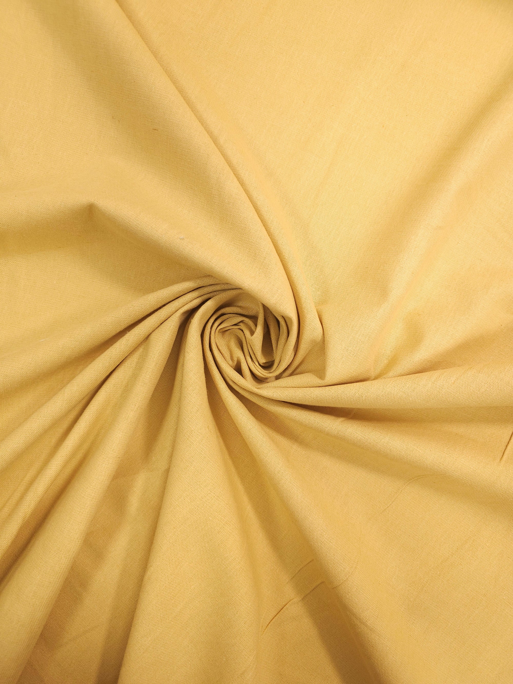 Buttermilk Yellow Cotton Linen