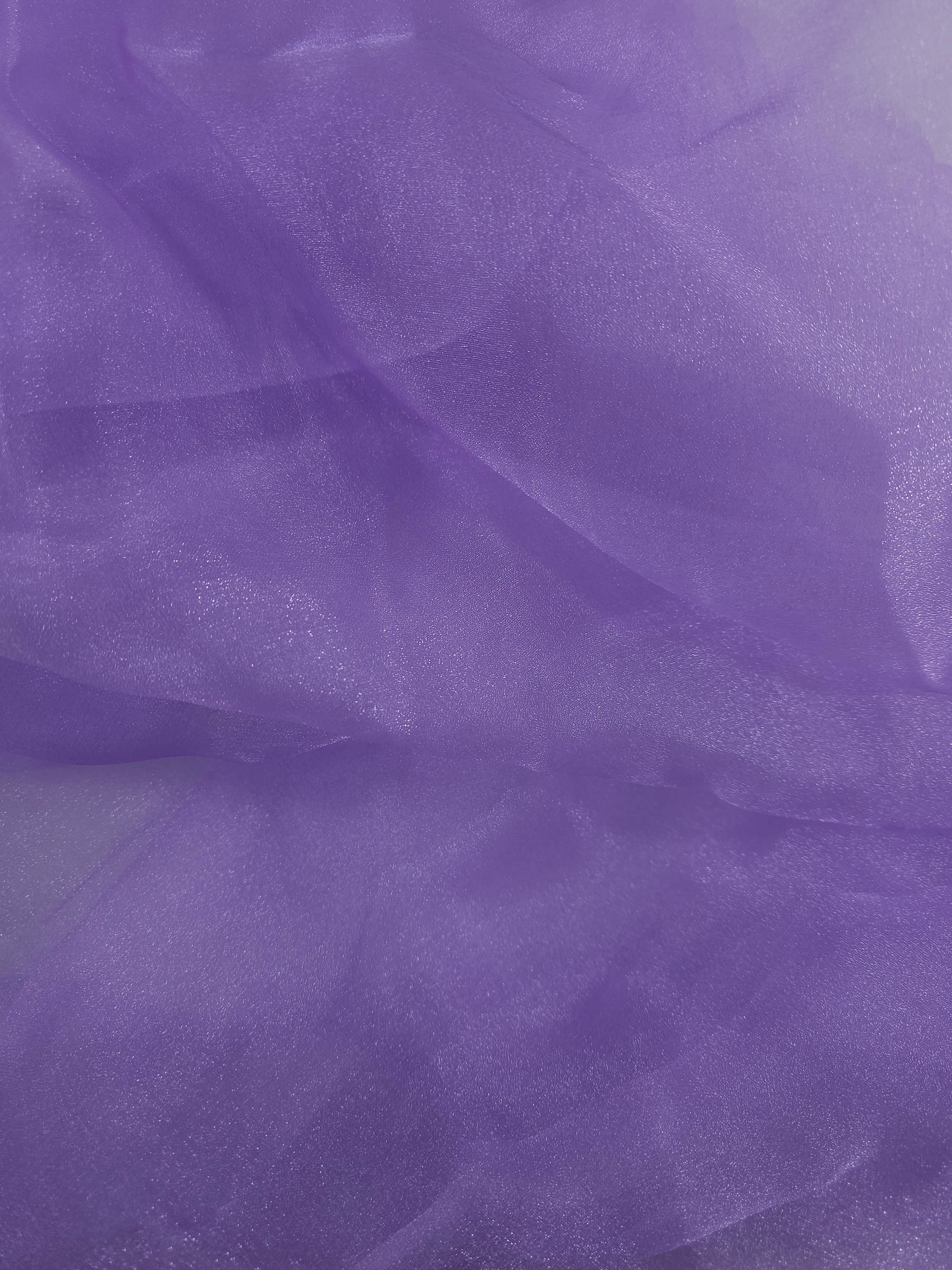 Purple Organza - 1m Piece