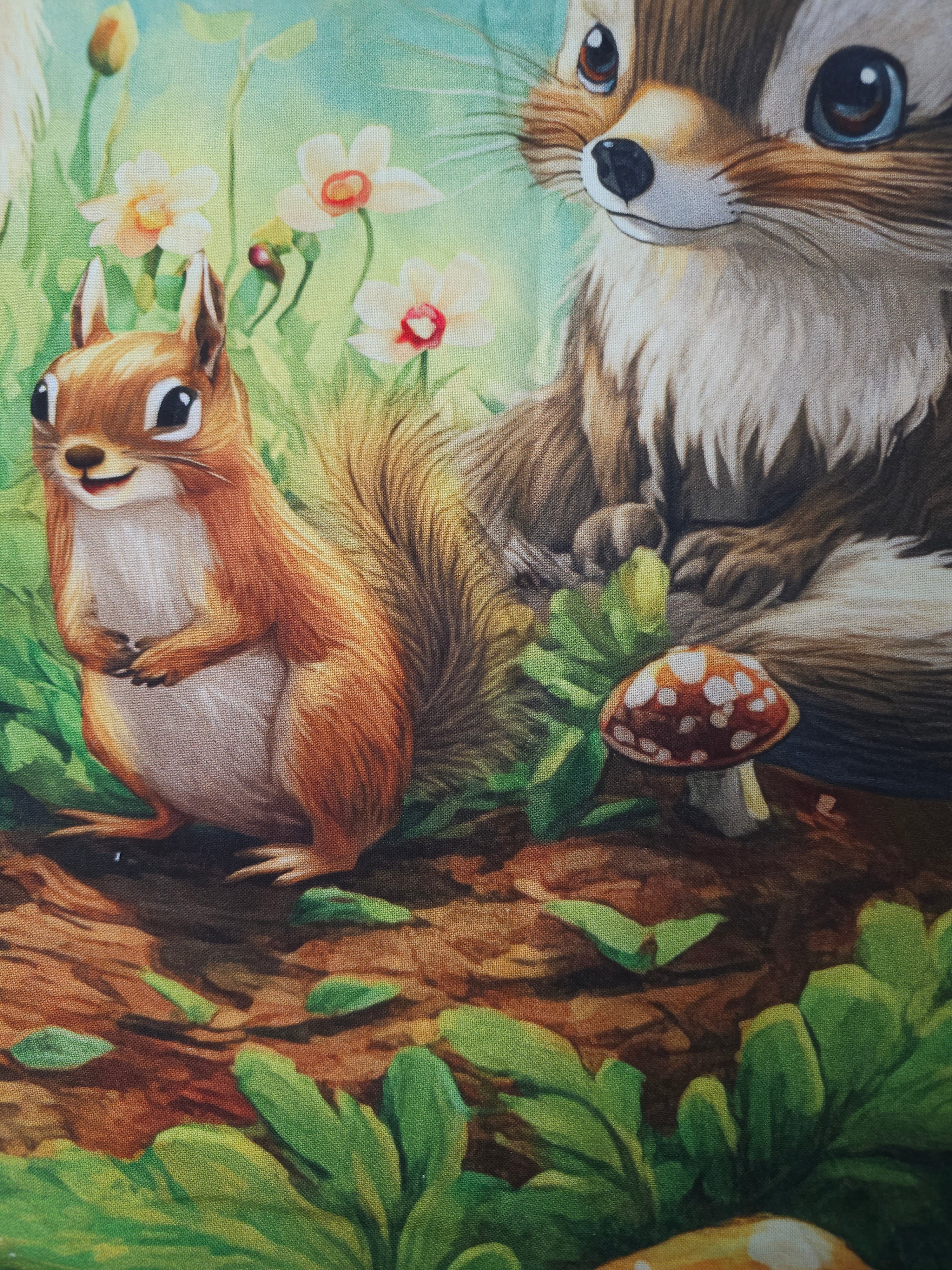 Woodland Cotton panels- 3.4m