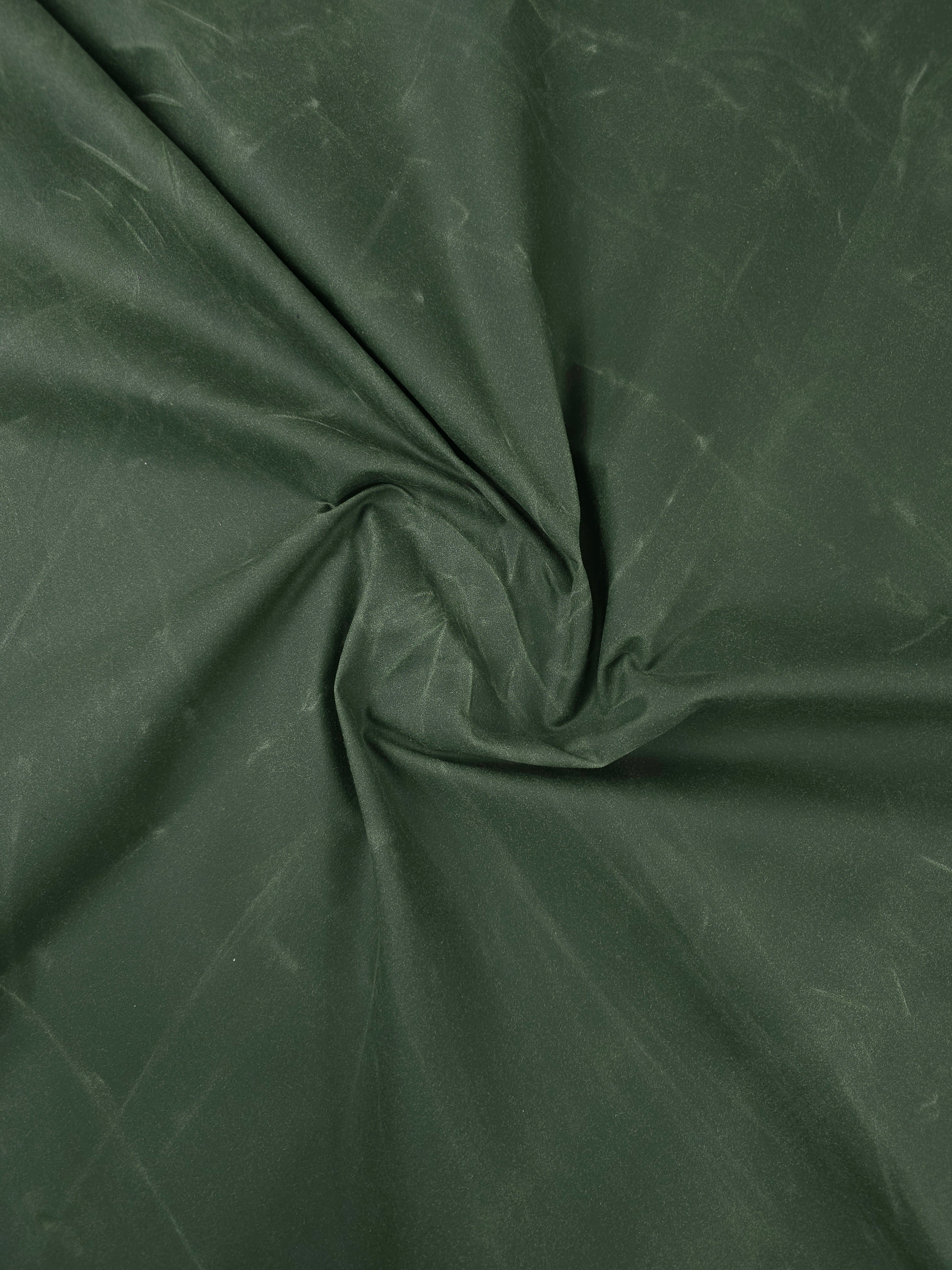 Forest Green Wax Cotton
